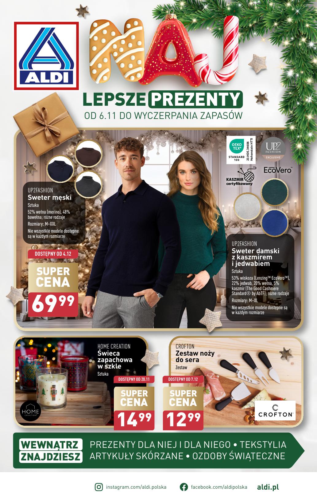 Aldi, gazetka do Katalog z prezentami - Najlepsze prezenty 