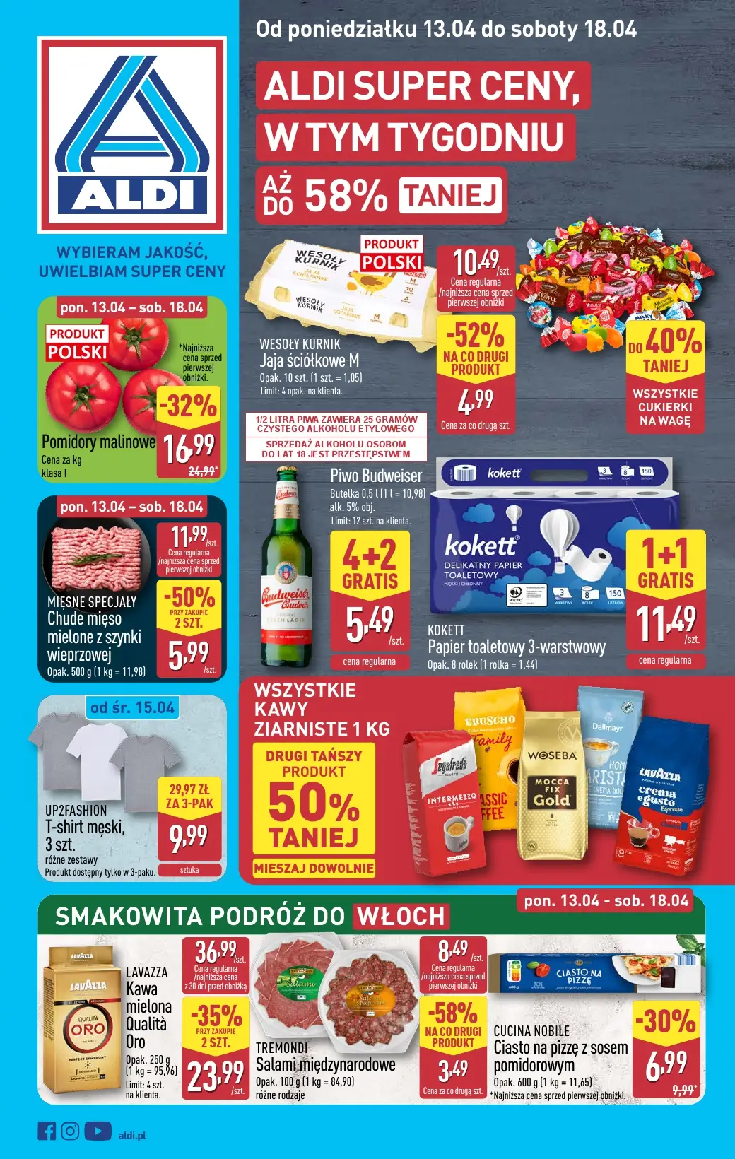 Aldi, gazetka do 18.04.2026