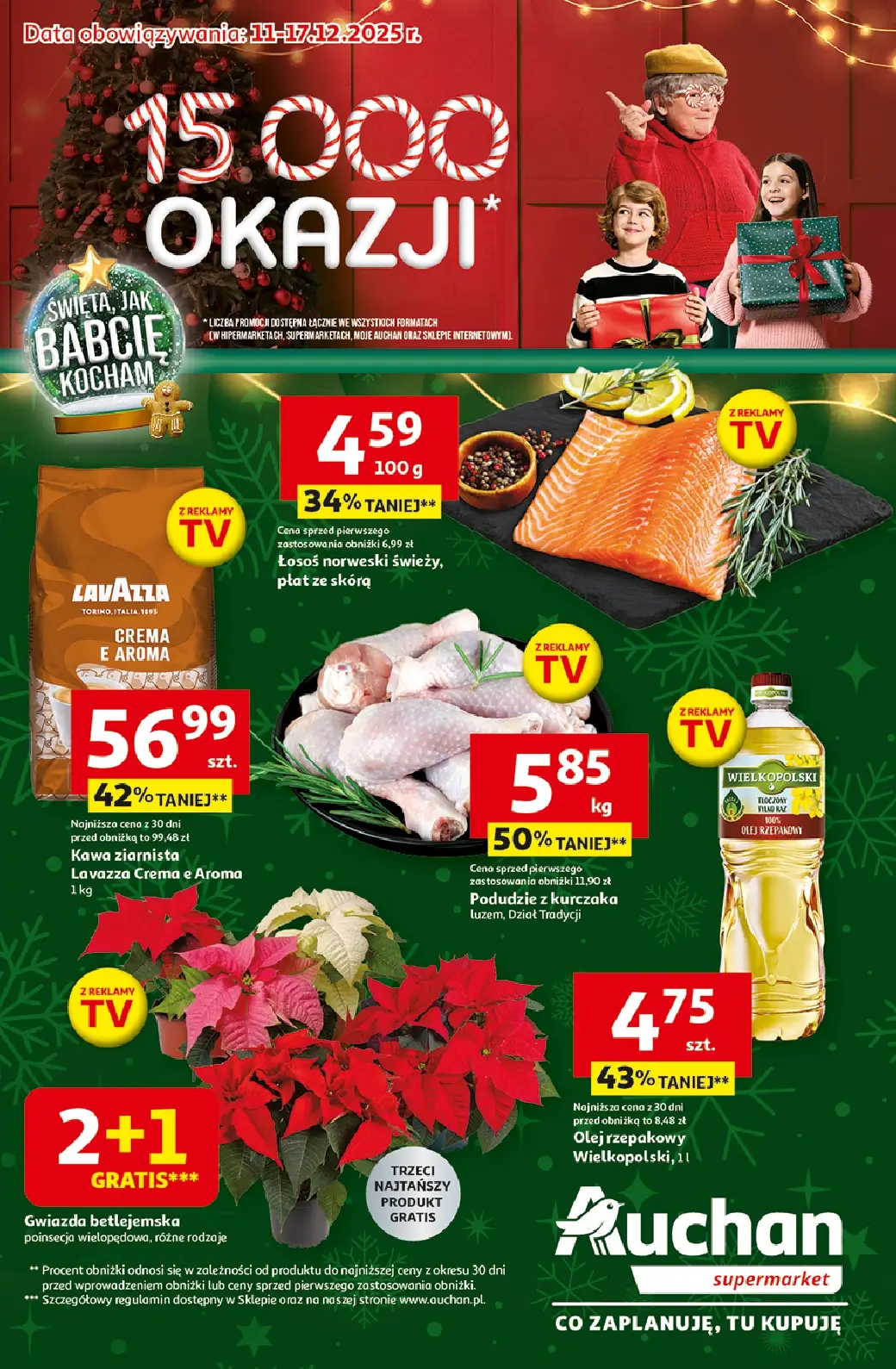 Auchan Supermarket, gazetka do 17.12.2025