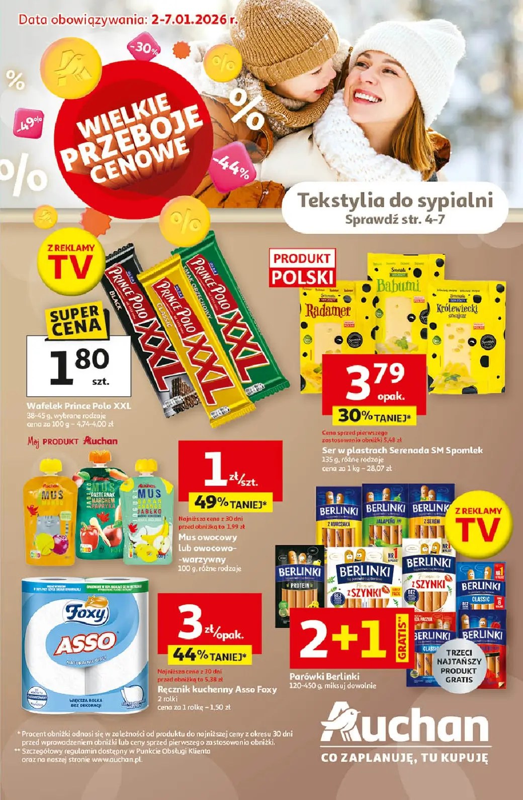 Auchan Hipermarket, gazetka do 07.01.2026 07.01.2026