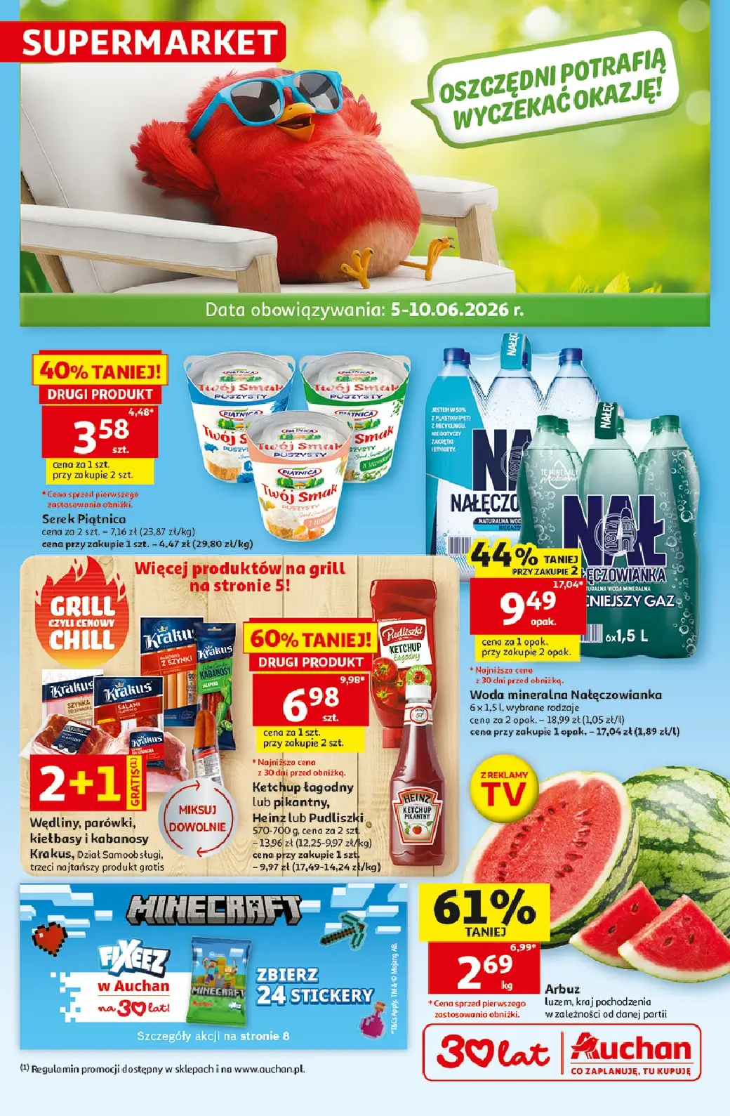 Auchan Supermarket, gazetka do 10.06.2026