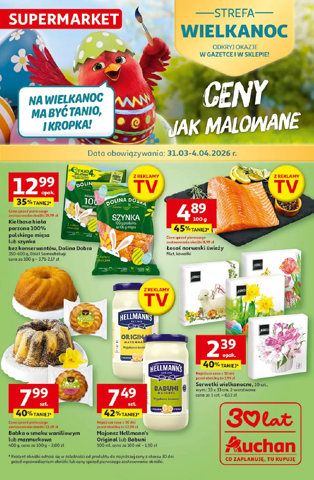 Auchan Supermarket, gazetka do 04.04.2026 04.04.2026