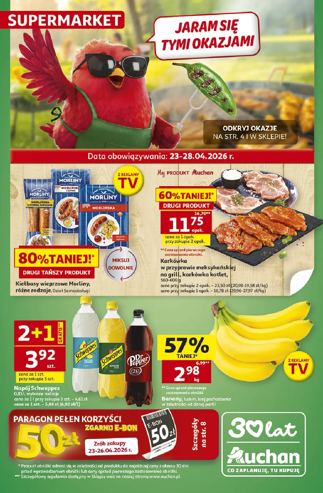 Auchan Supermarket, gazetka do 28.04.2026