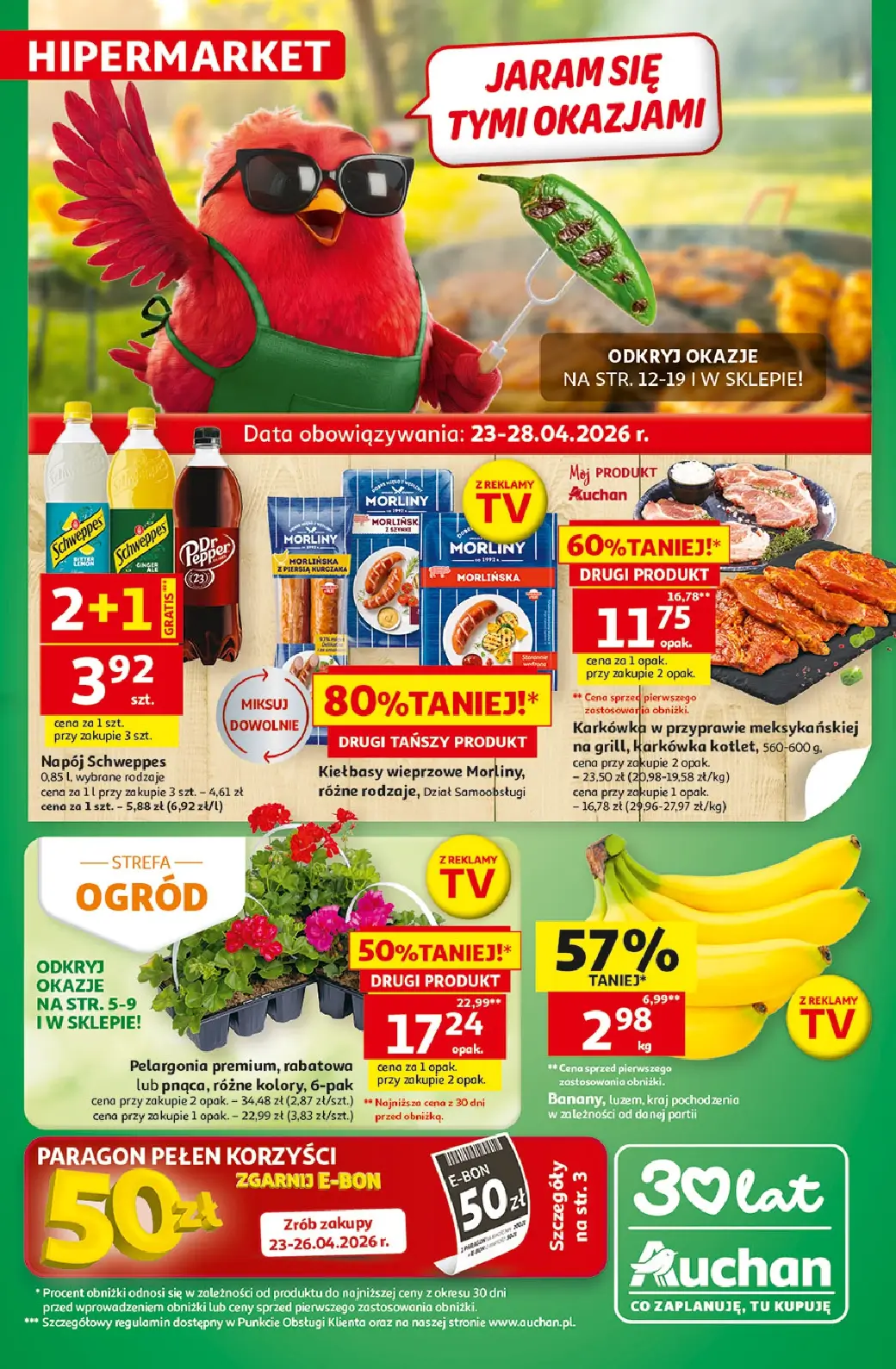 Auchan Hipermarket, gazetka do 28.04.2026