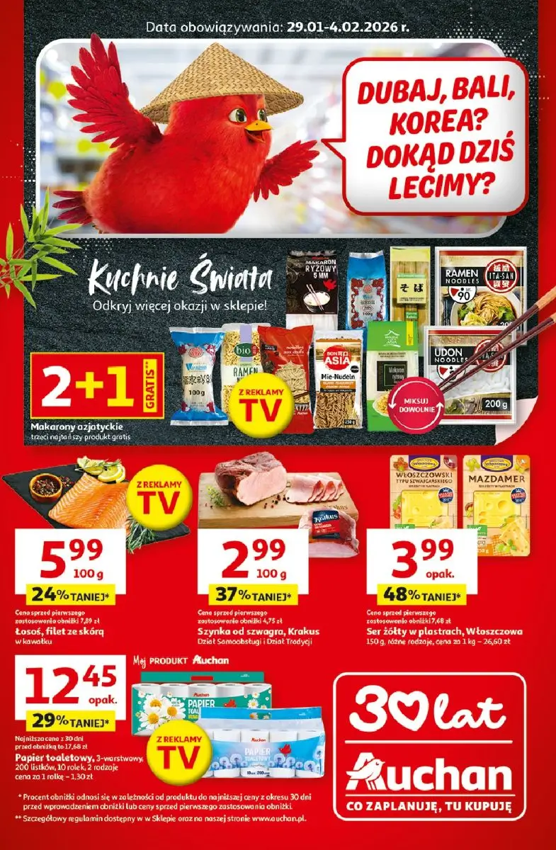 Auchan Supermarket, gazetka do 04.02.2026 04.02.2026