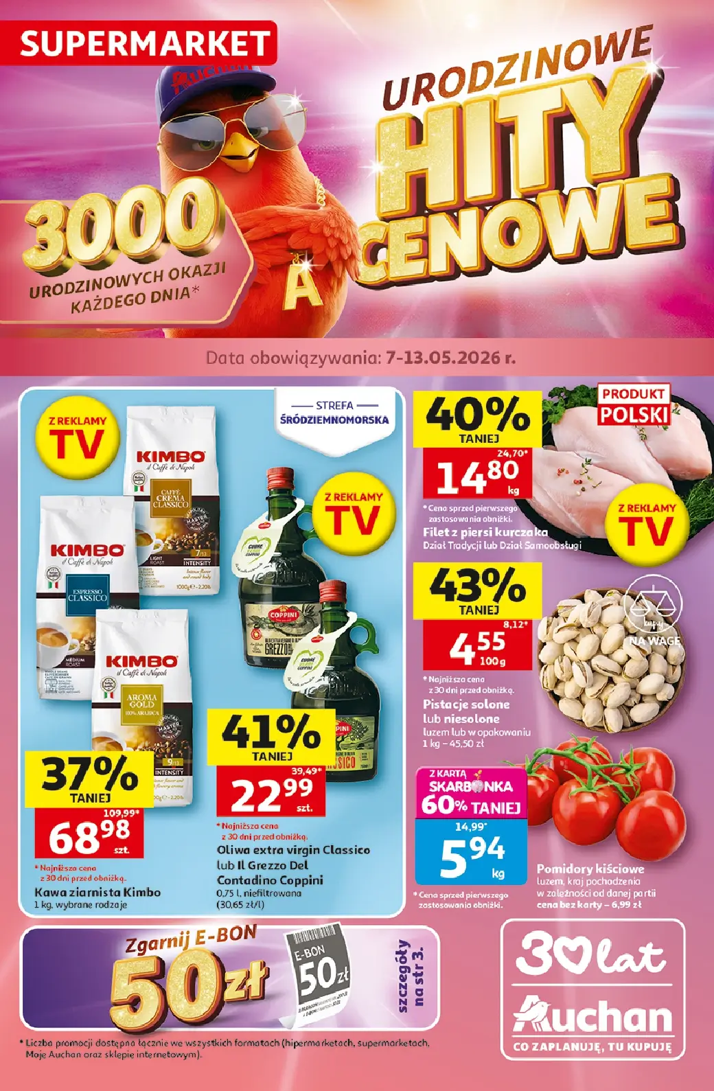 Auchan Supermarket, gazetka do 13.05.2026