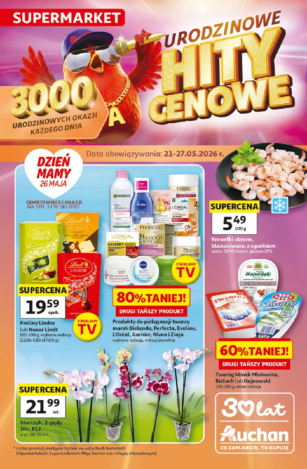 Auchan Supermarket, gazetka do 27.05.2026