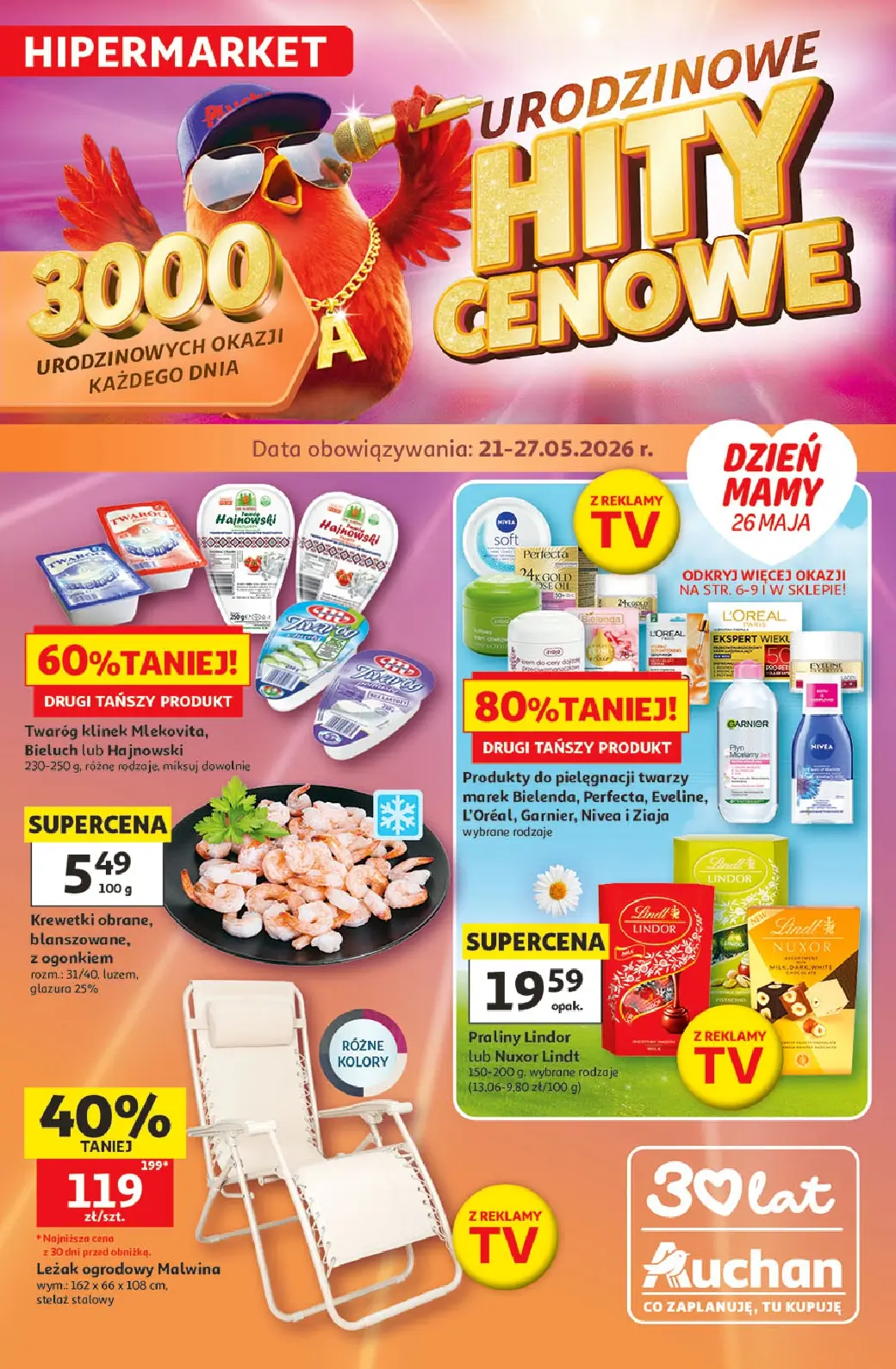 Auchan Hipermarket, gazetka do 27.05.2026 27.05.2026