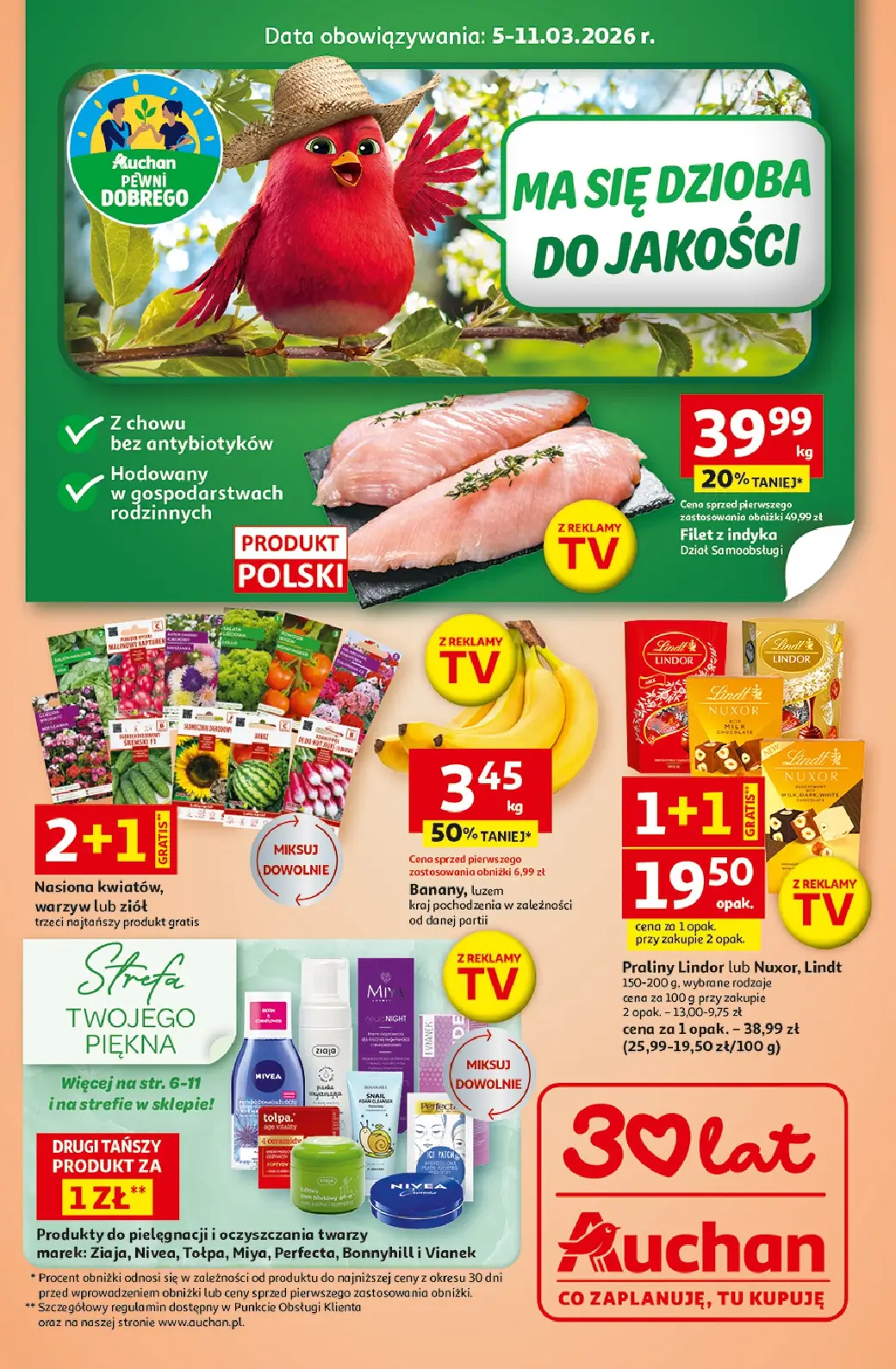 Auchan Hipermarket, gazetka do 11.03.2026