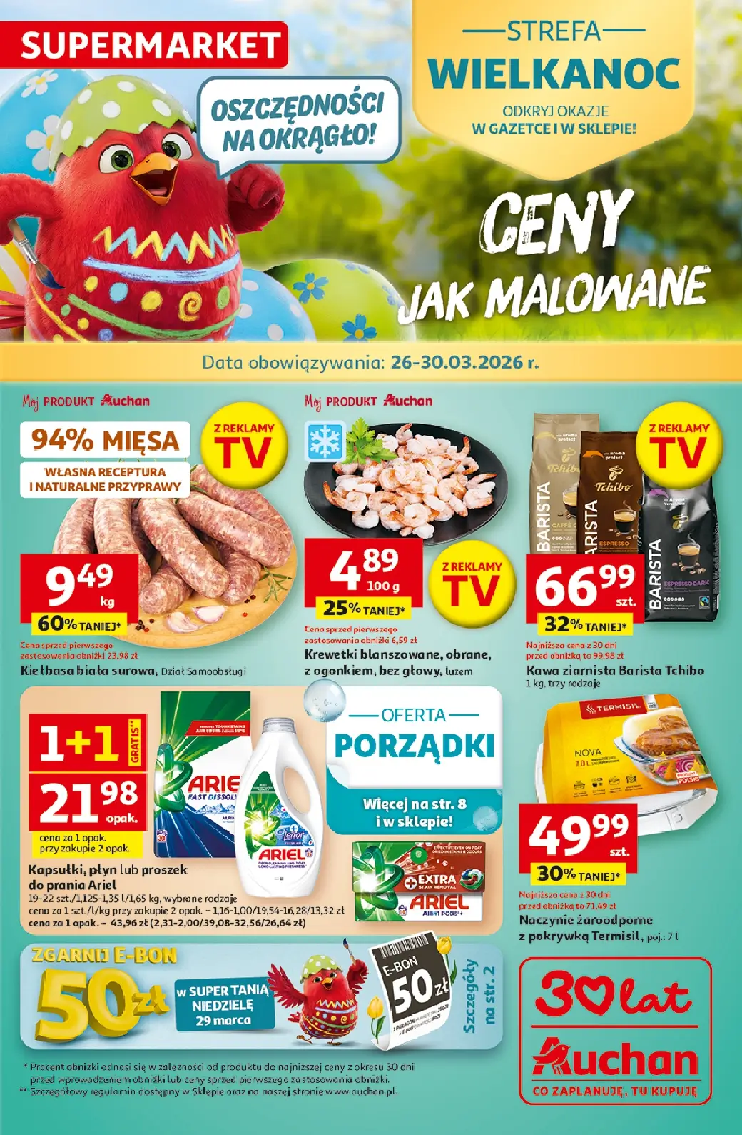 Auchan Supermarket, gazetka do 30.03.2026