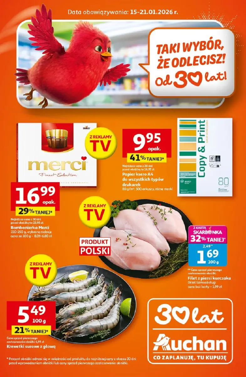 Auchan Supermarket, gazetka do 21.01.2026 21.01.2026