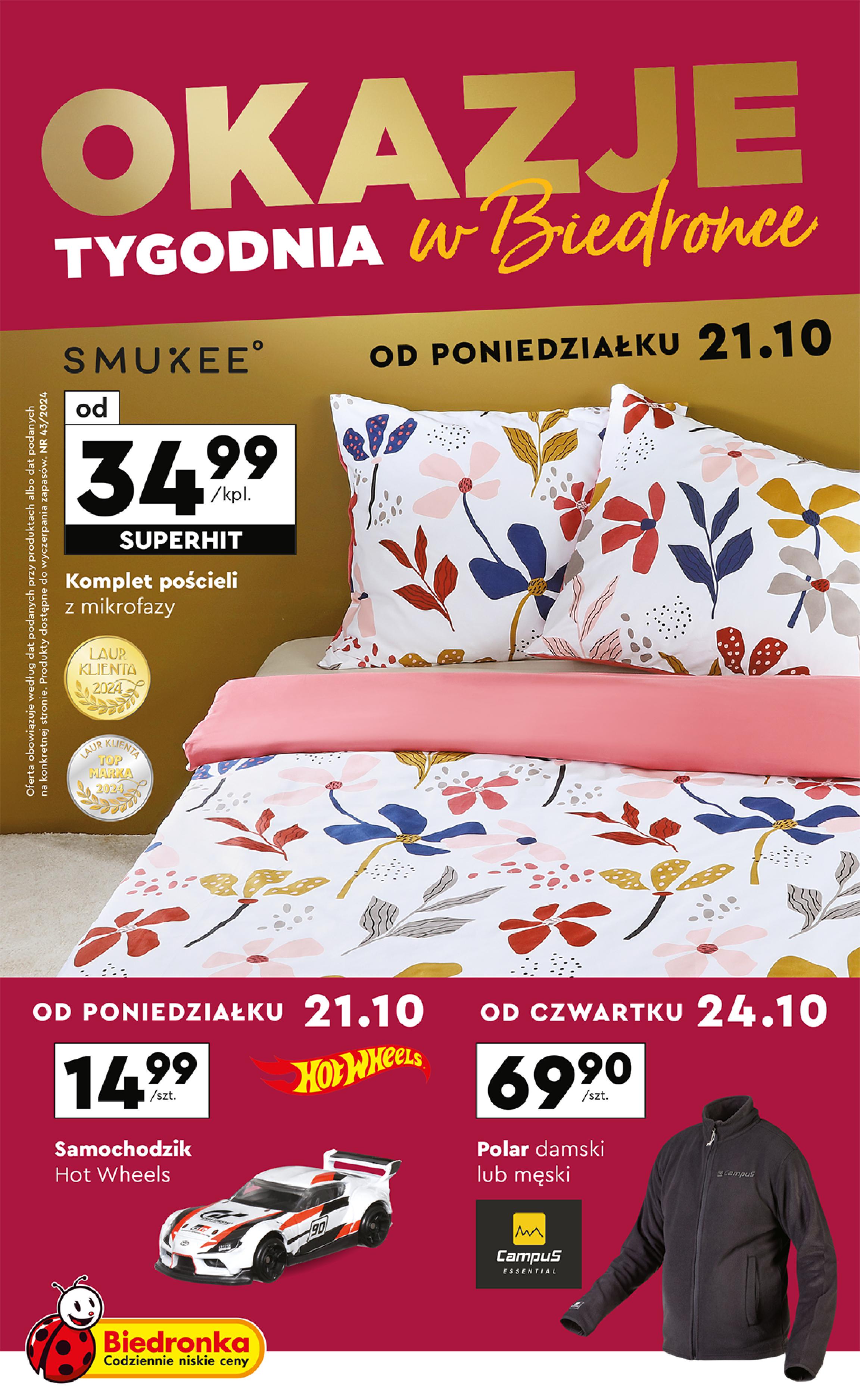 Biedronka, gazetka do 06.11.2024 - Oferta Smukee 