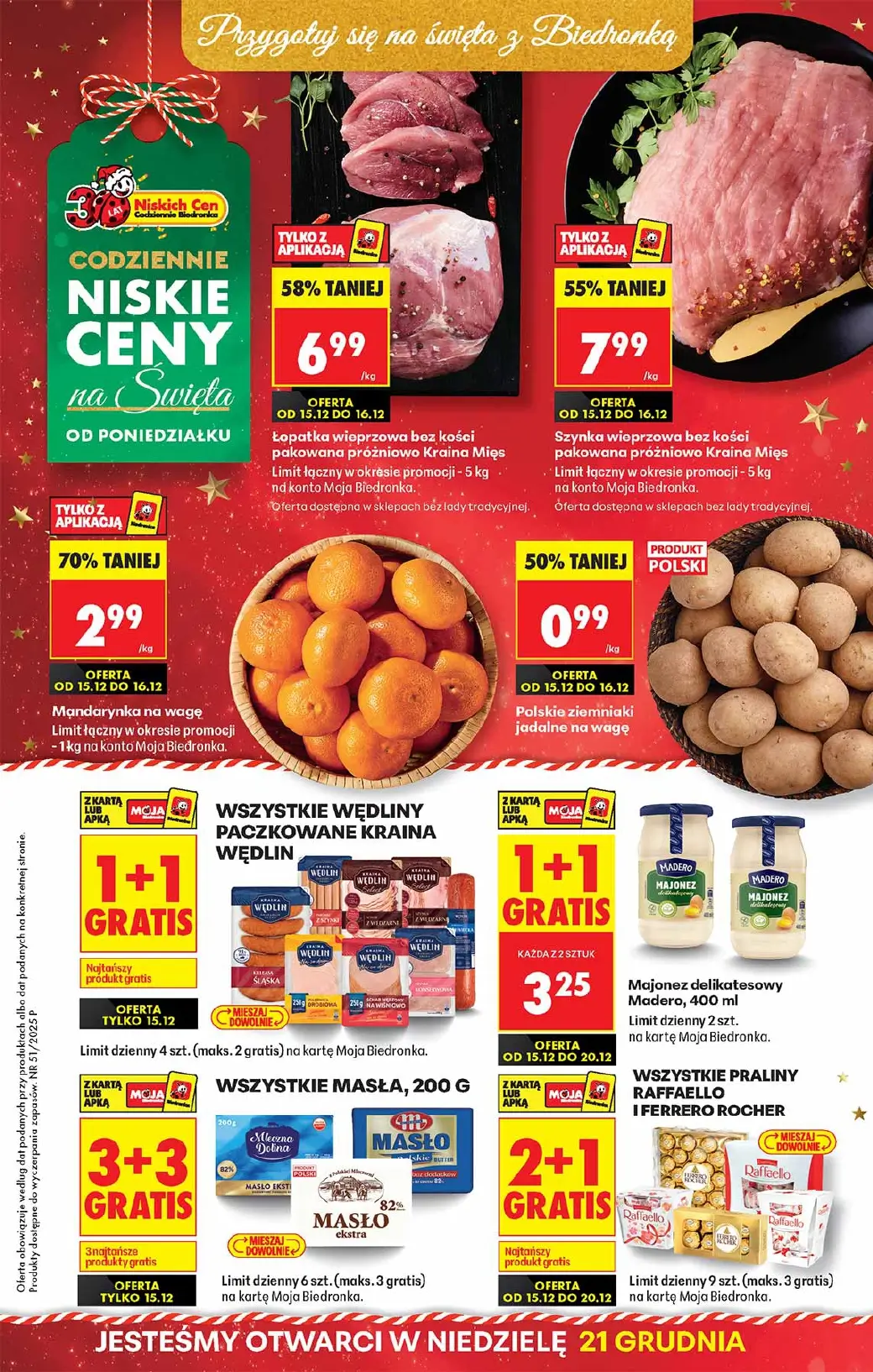 Biedronka, gazetka do 21.12.2025