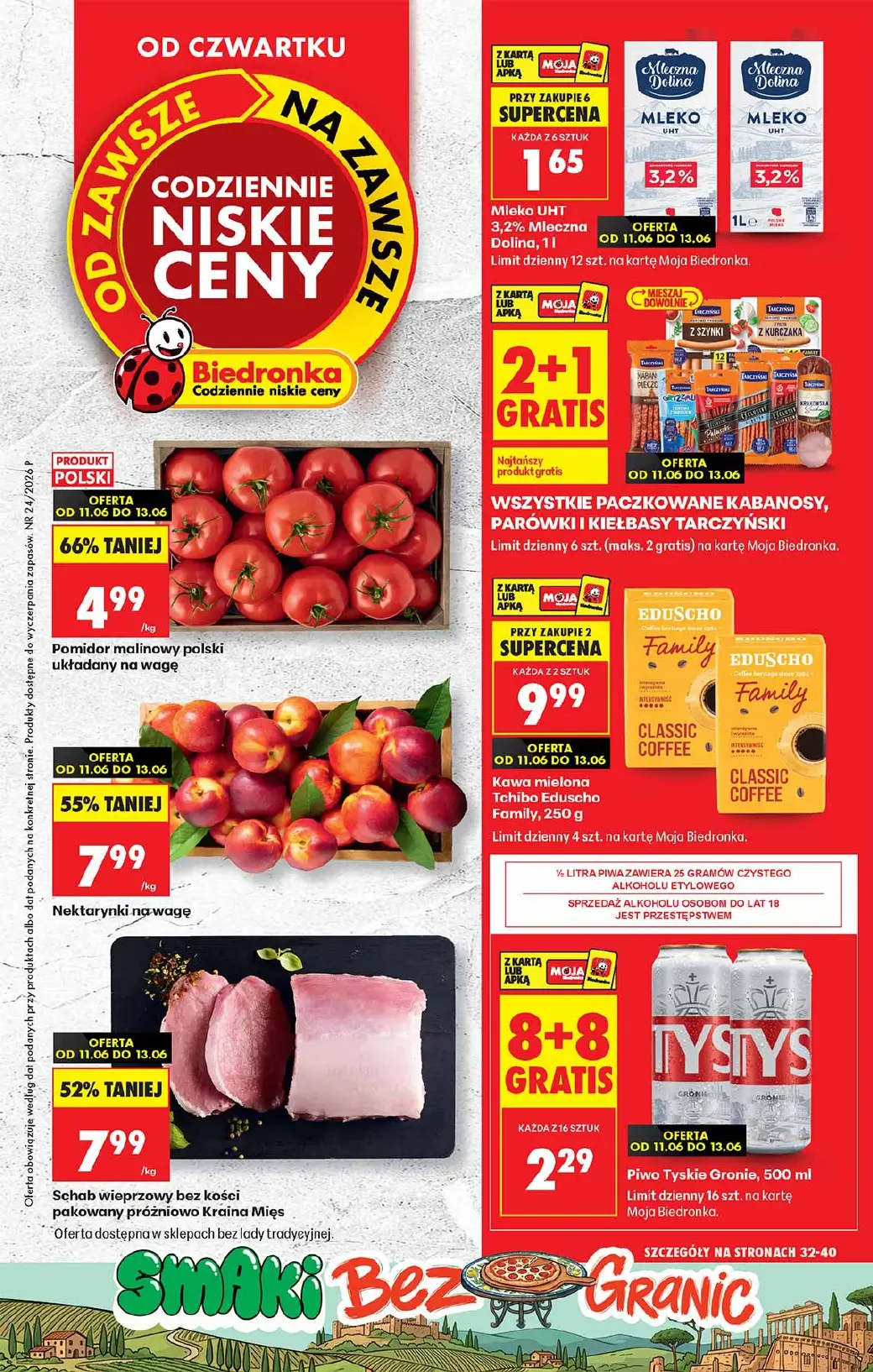 Biedronka, gazetka do 17.06.2026