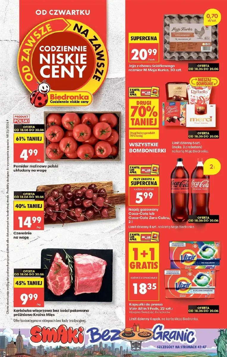 Biedronka, gazetka do 24.06.2026