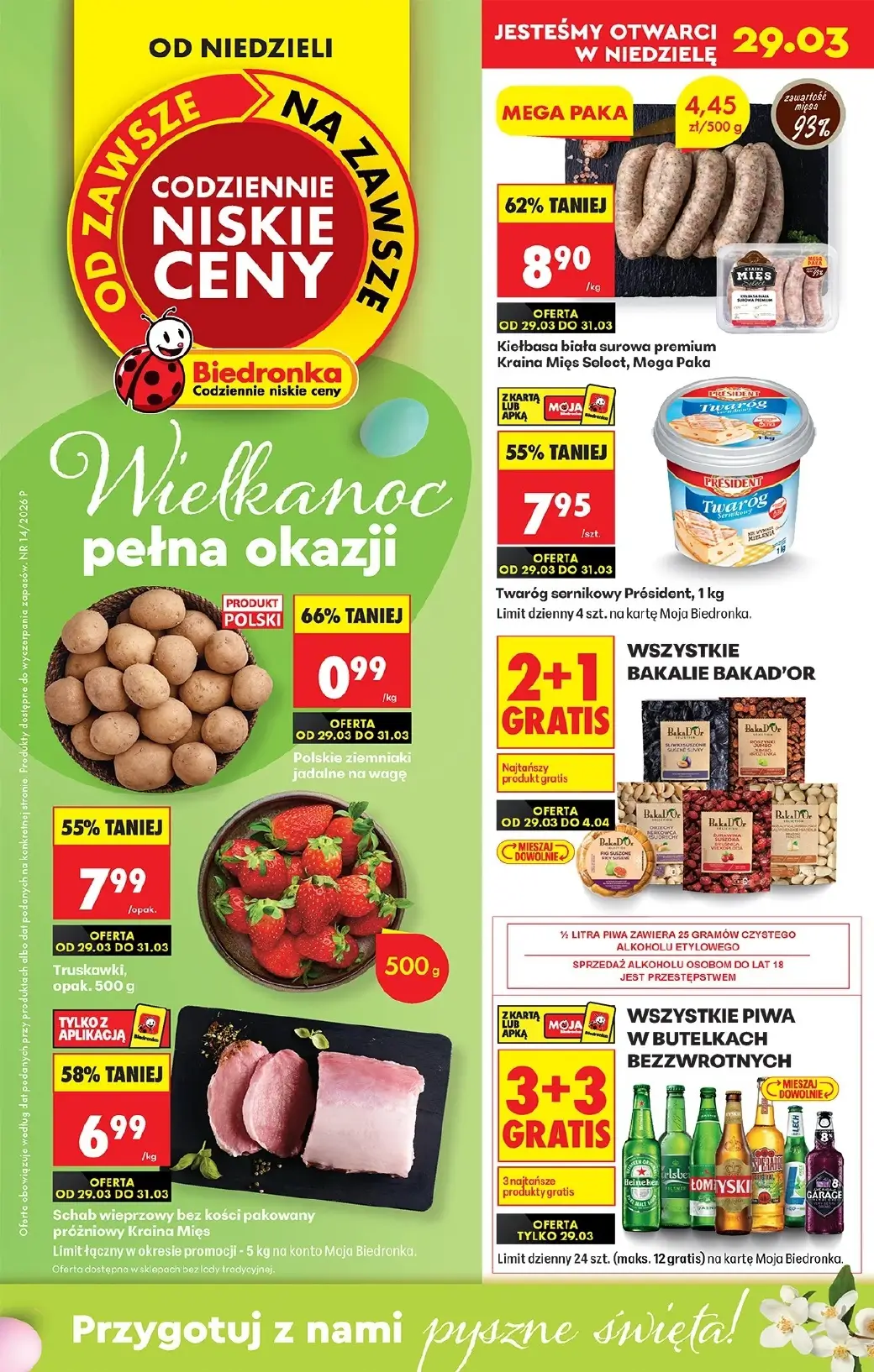 Biedronka, gazetka do 04.04.2026