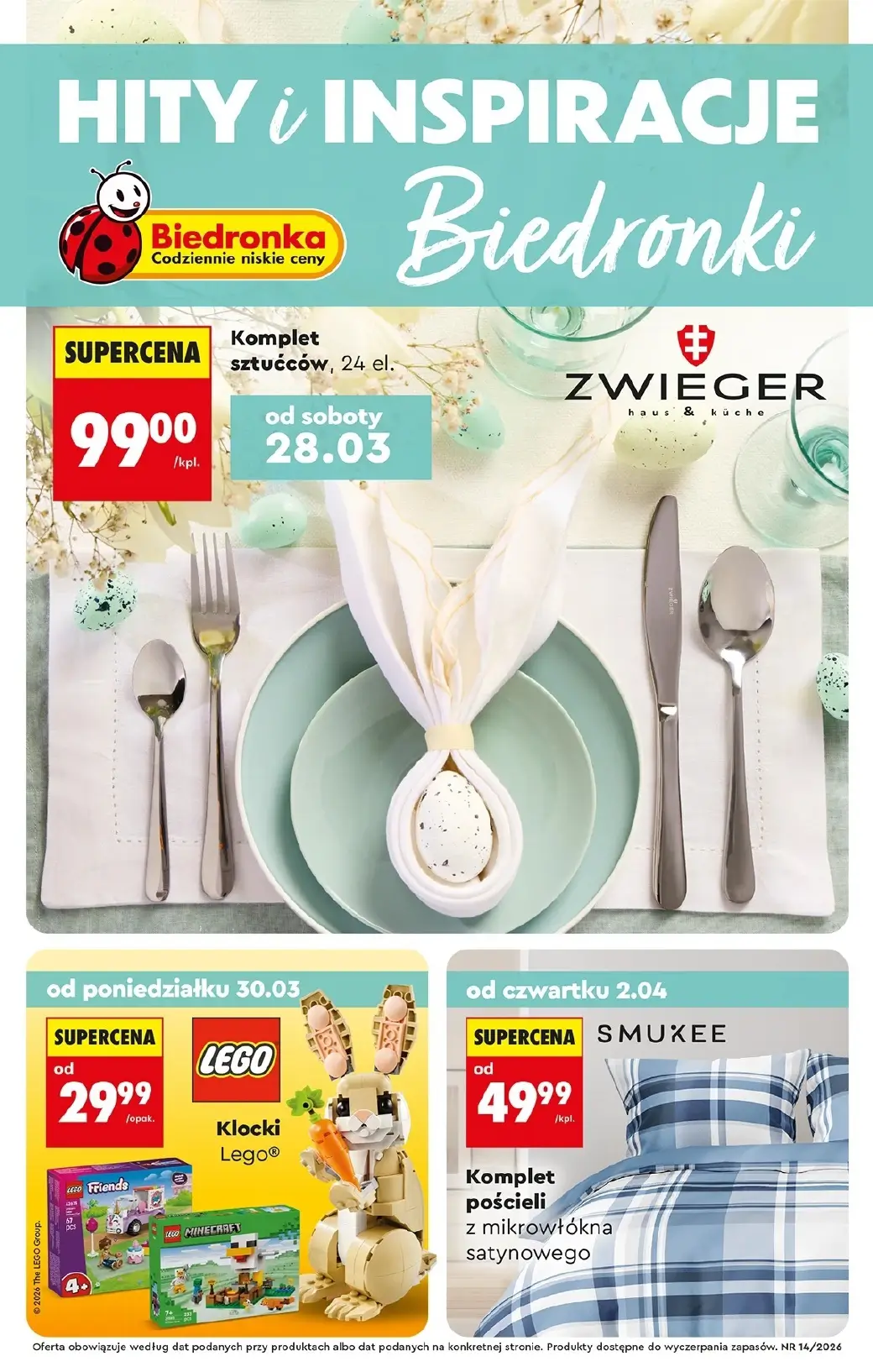 Biedronka, gazetka do 15.04.2026