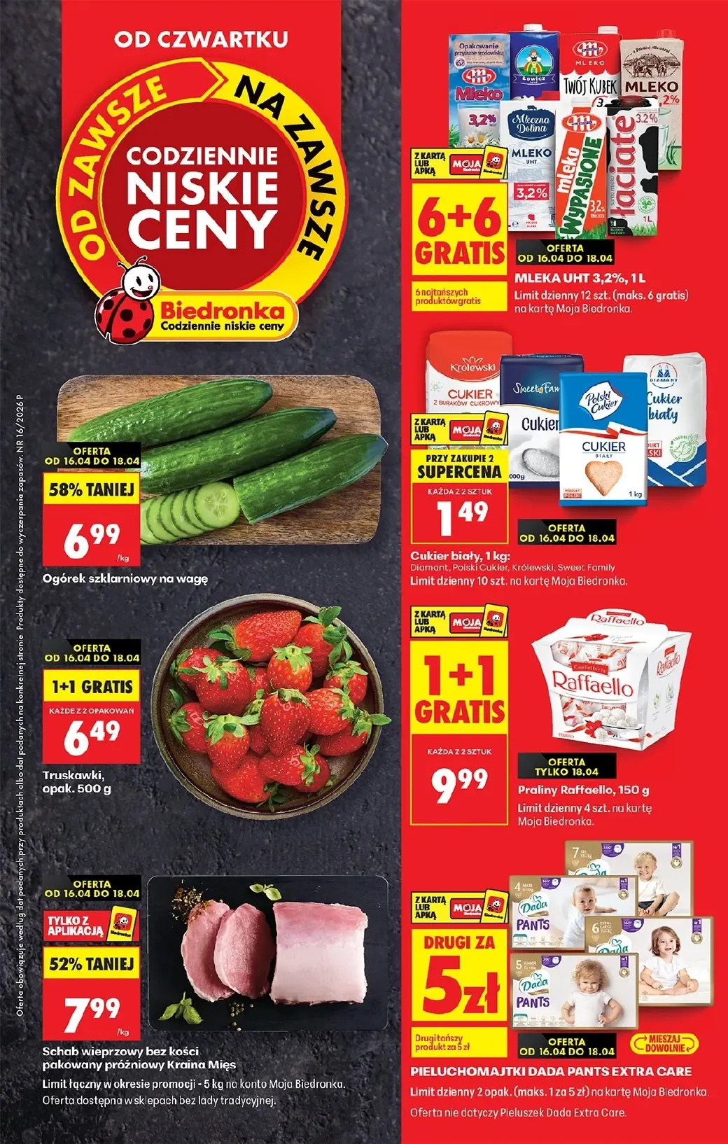 Biedronka, gazetka do 22.04.2026
