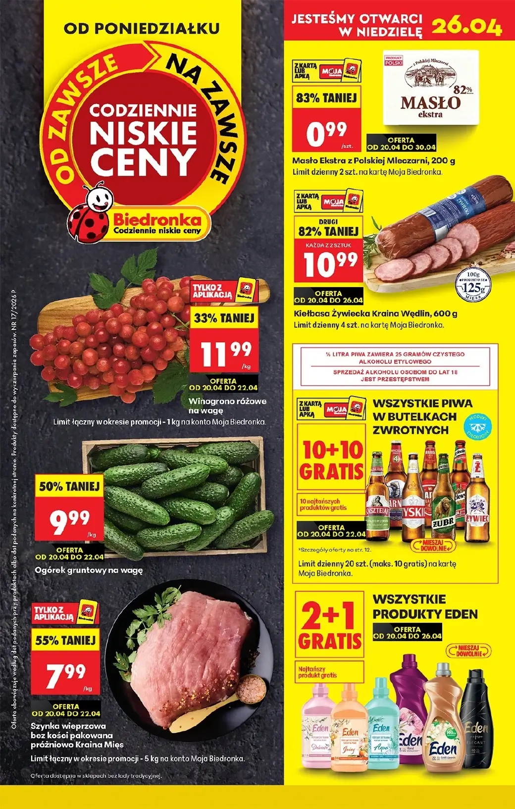 Biedronka, gazetka do 25.04.2026 25.04.2026