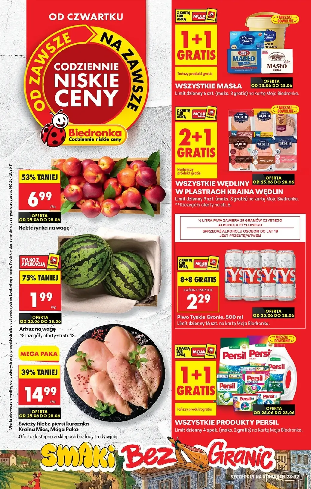 Biedronka, gazetka do 01.07.2026