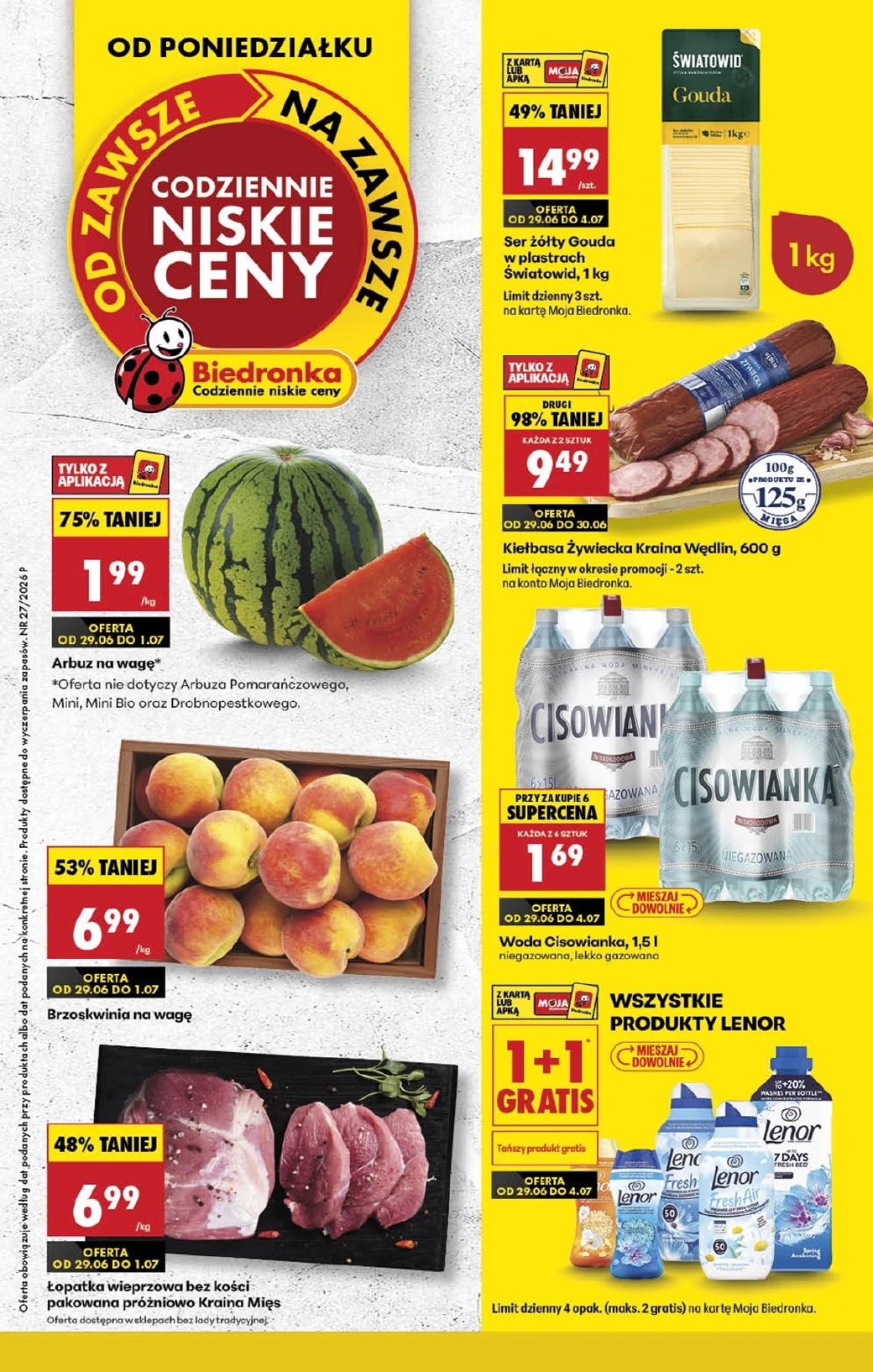 Biedronka, gazetka do 04.07.2026