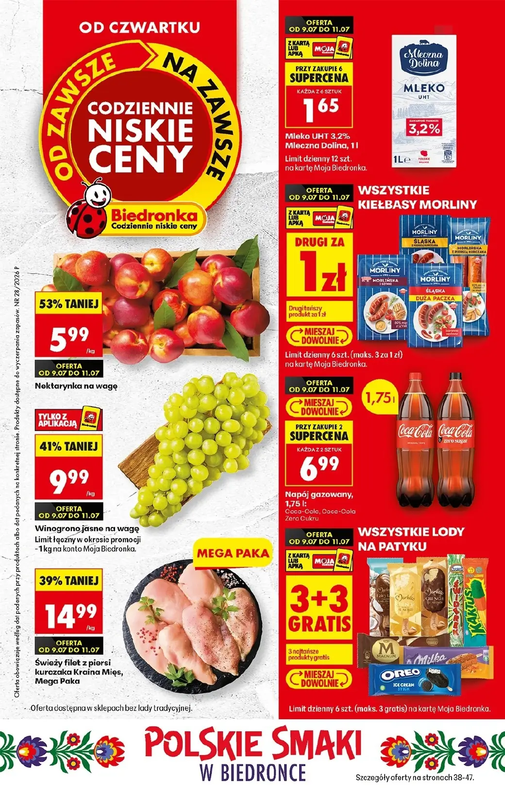 Biedronka, gazetka do 15.07.2026