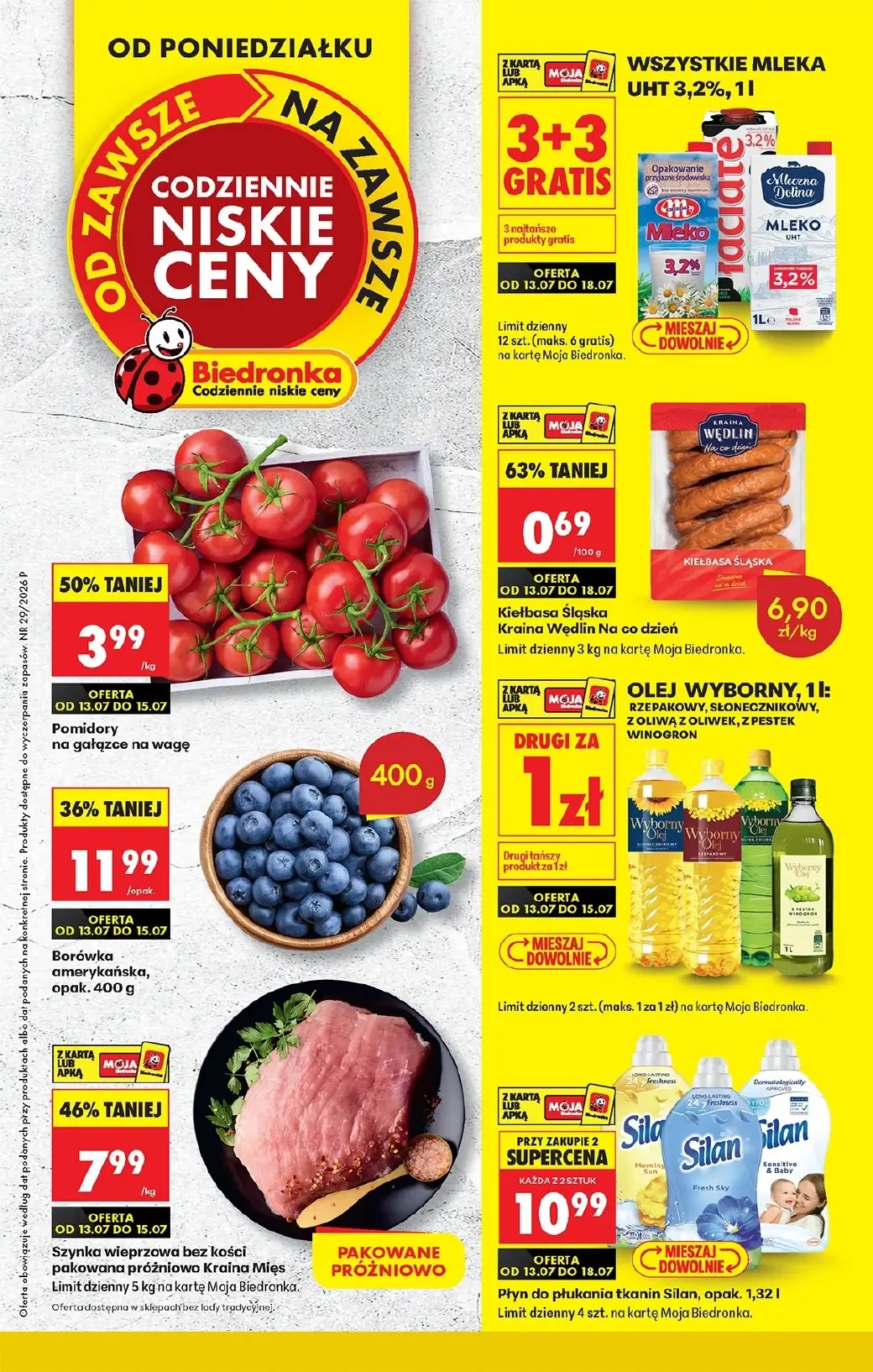 Biedronka, gazetka do 18.07.2026