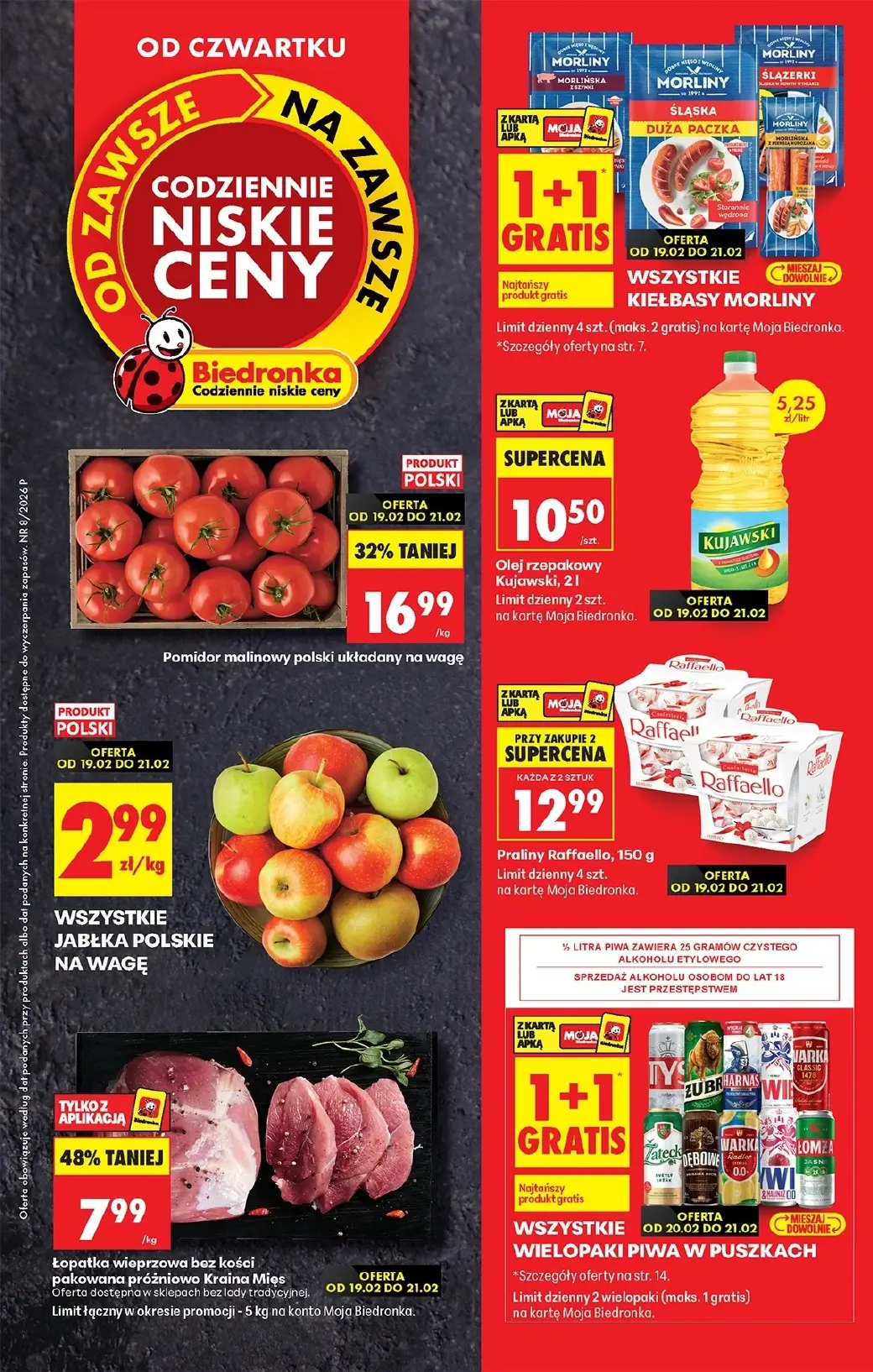 Biedronka, gazetka do 25.02.2026