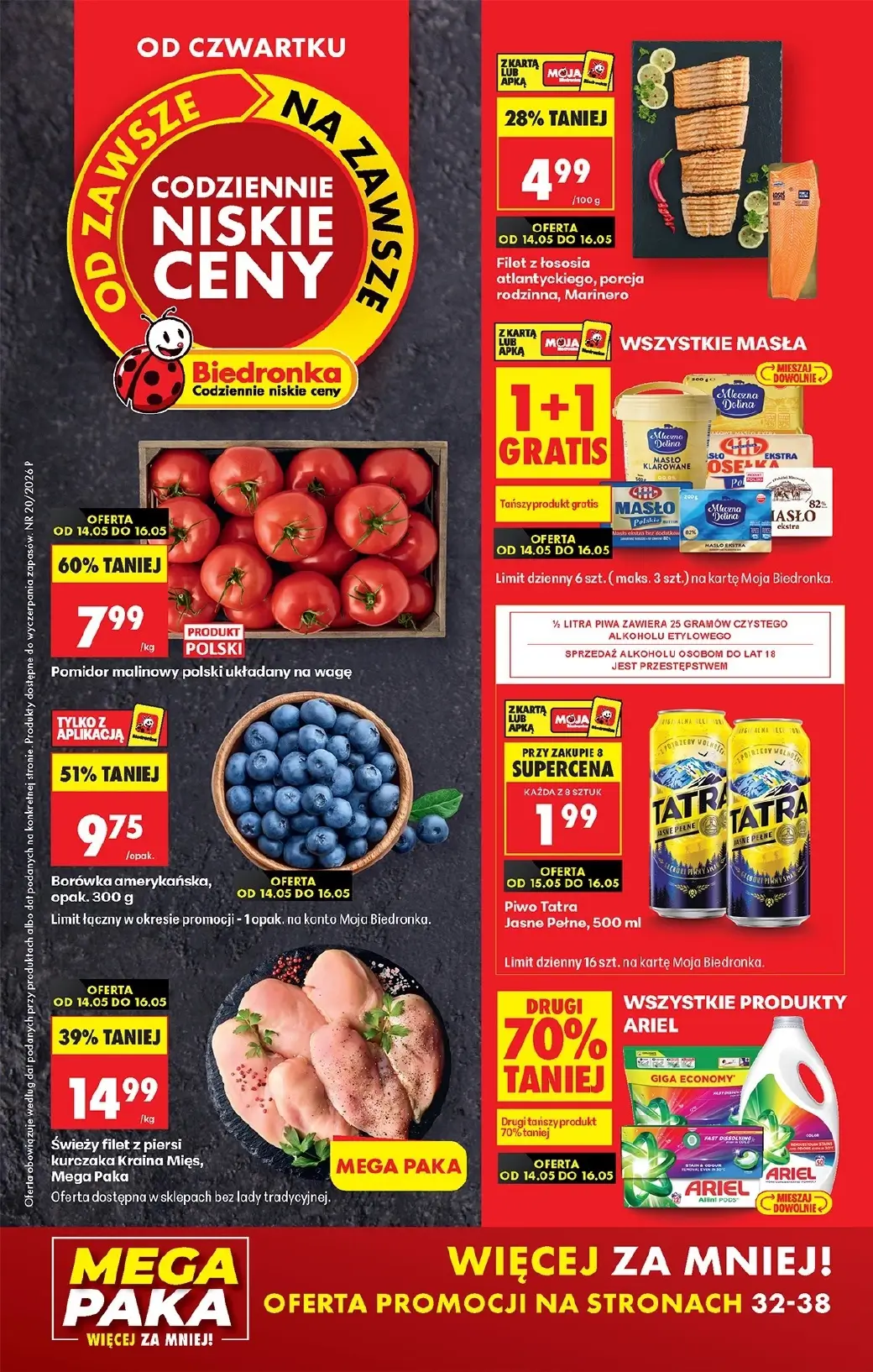 Biedronka, gazetka do 20.05.2026