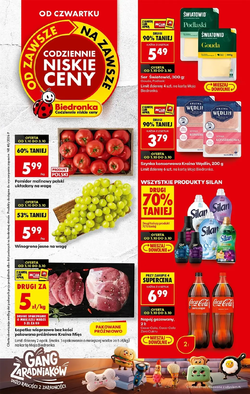 Biedronka, gazetka do 07.10.2026