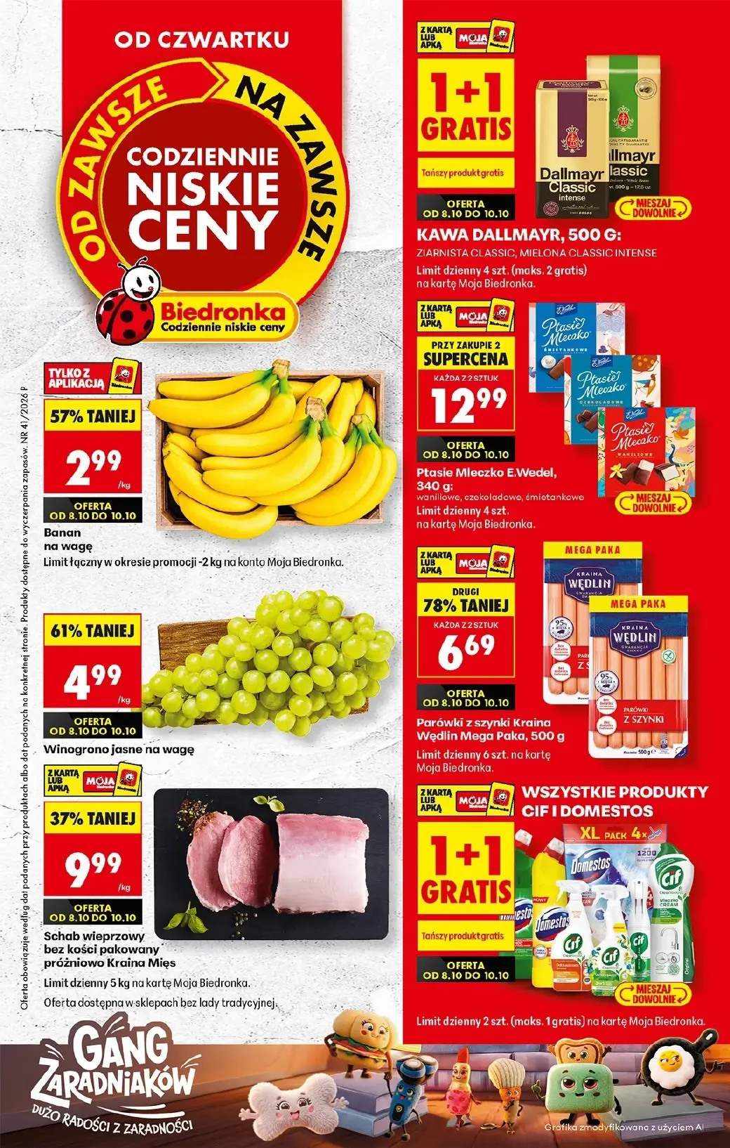 Biedronka, gazetka do 14.10.2026