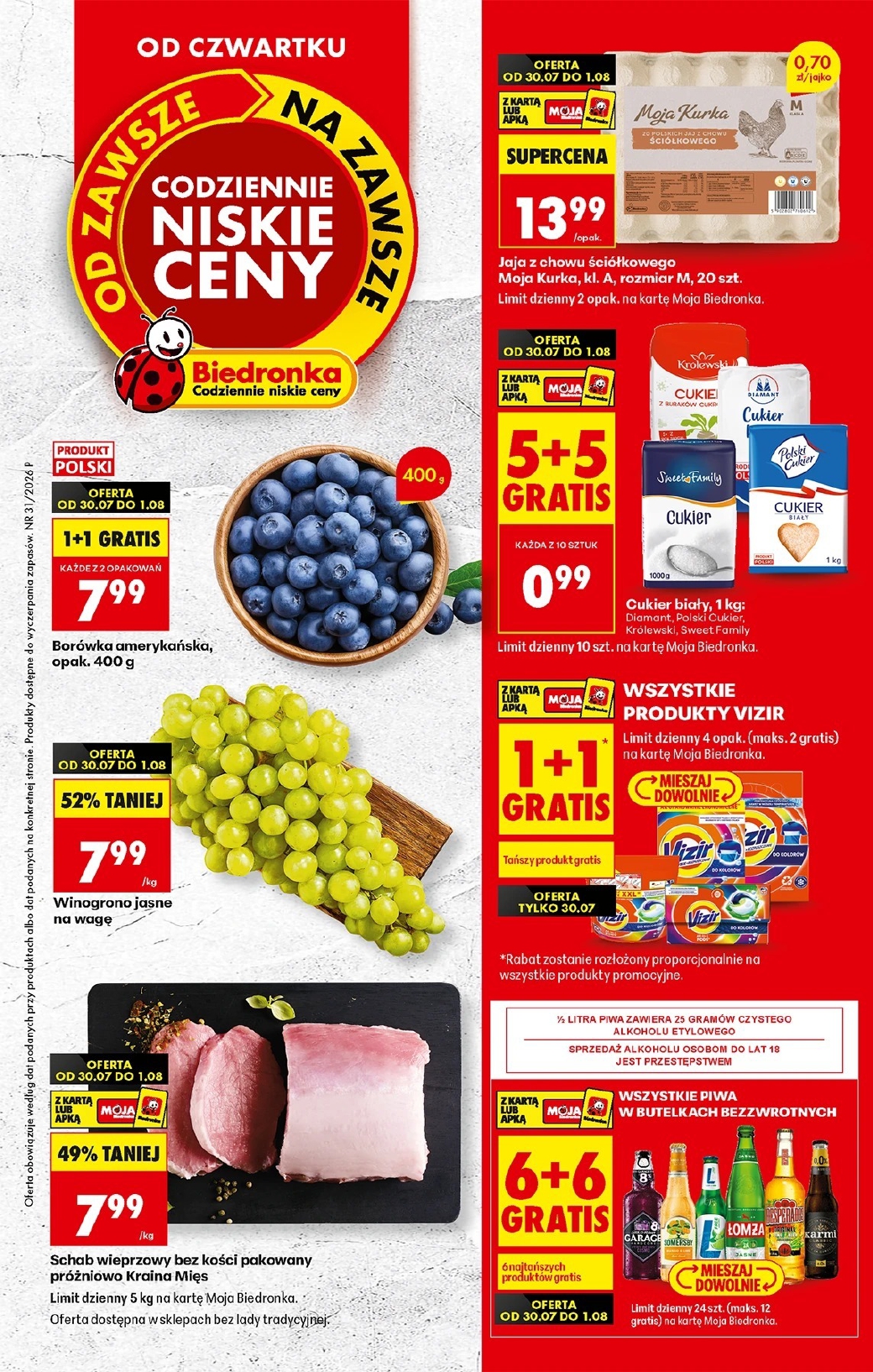 Biedronka, gazetka do 05.08.2026
