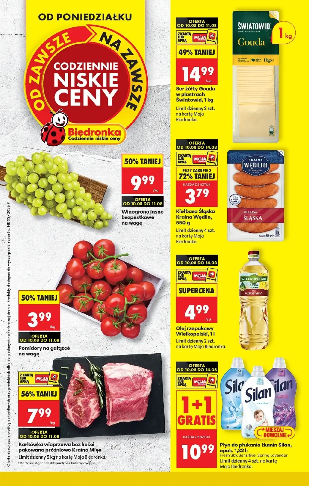 Biedronka, gazetka do 14.08.2026