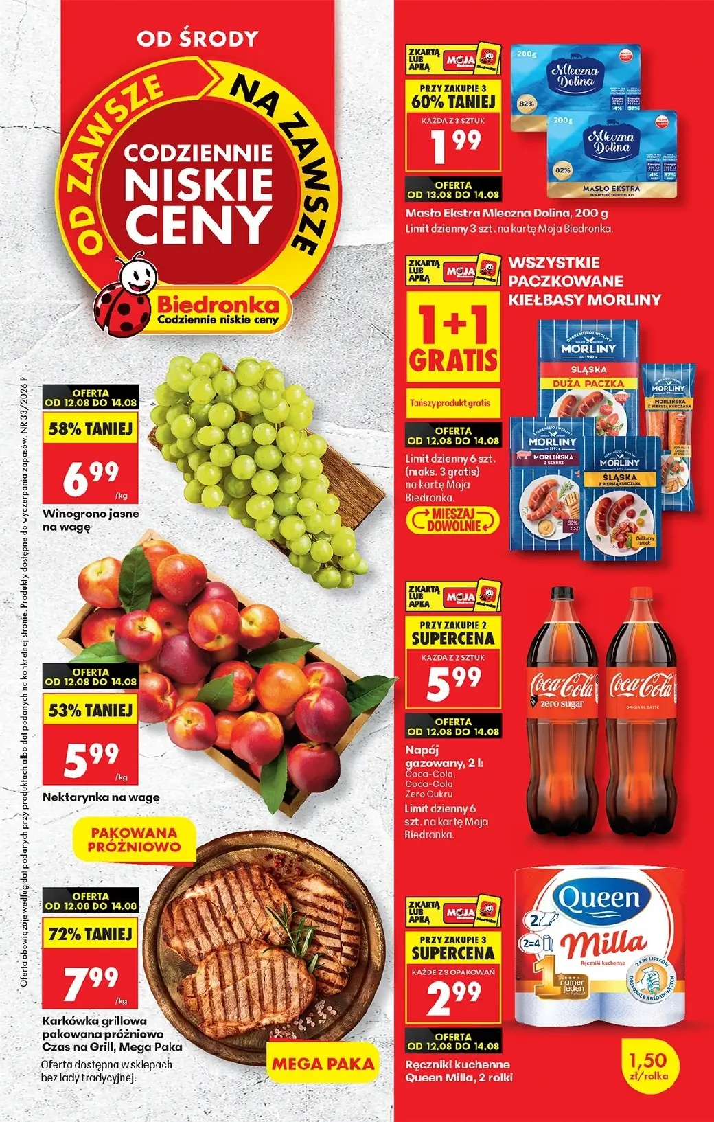 Biedronka, gazetka do 19.08.2026