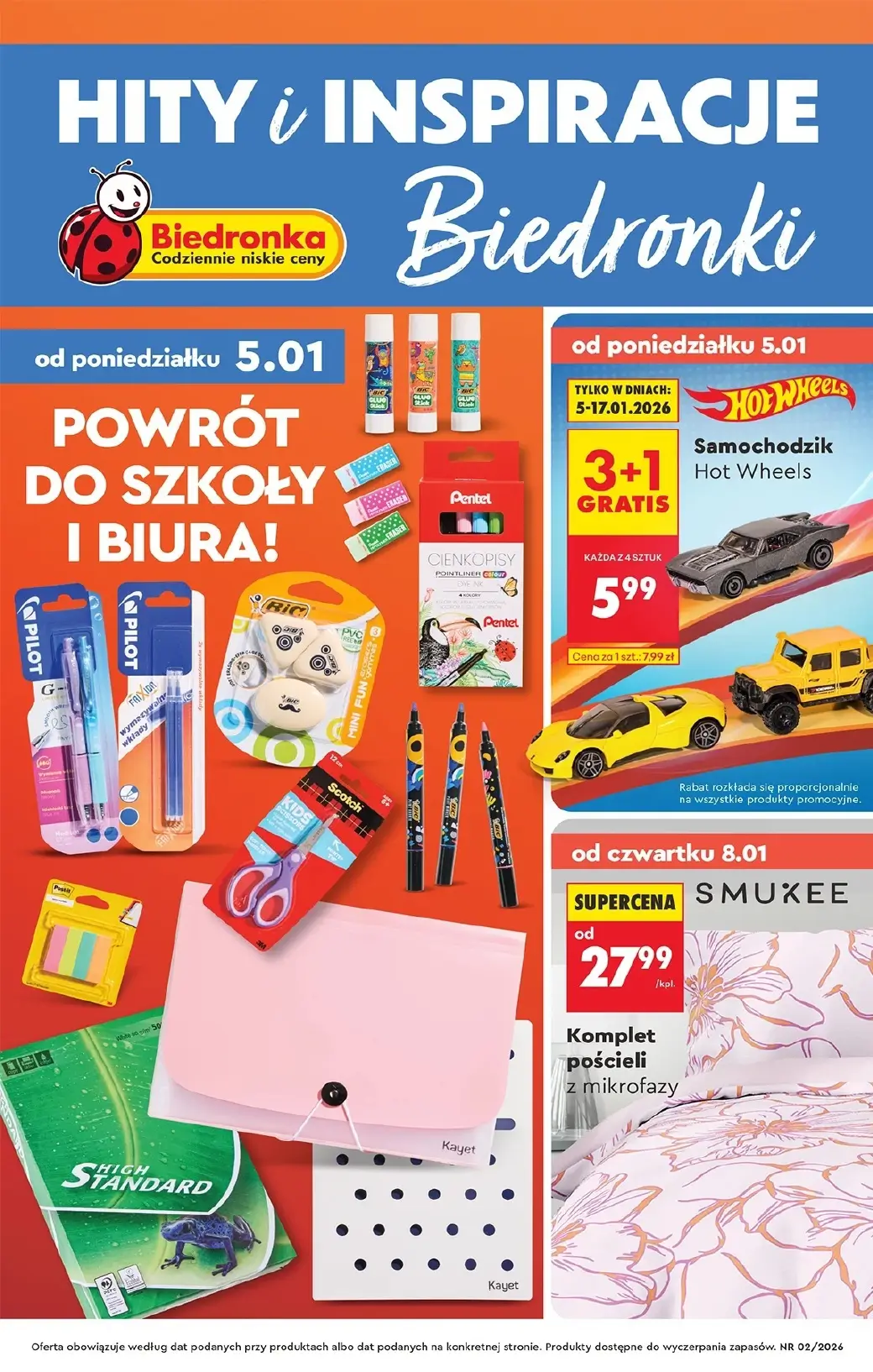 Biedronka, gazetka do 21.01.2026