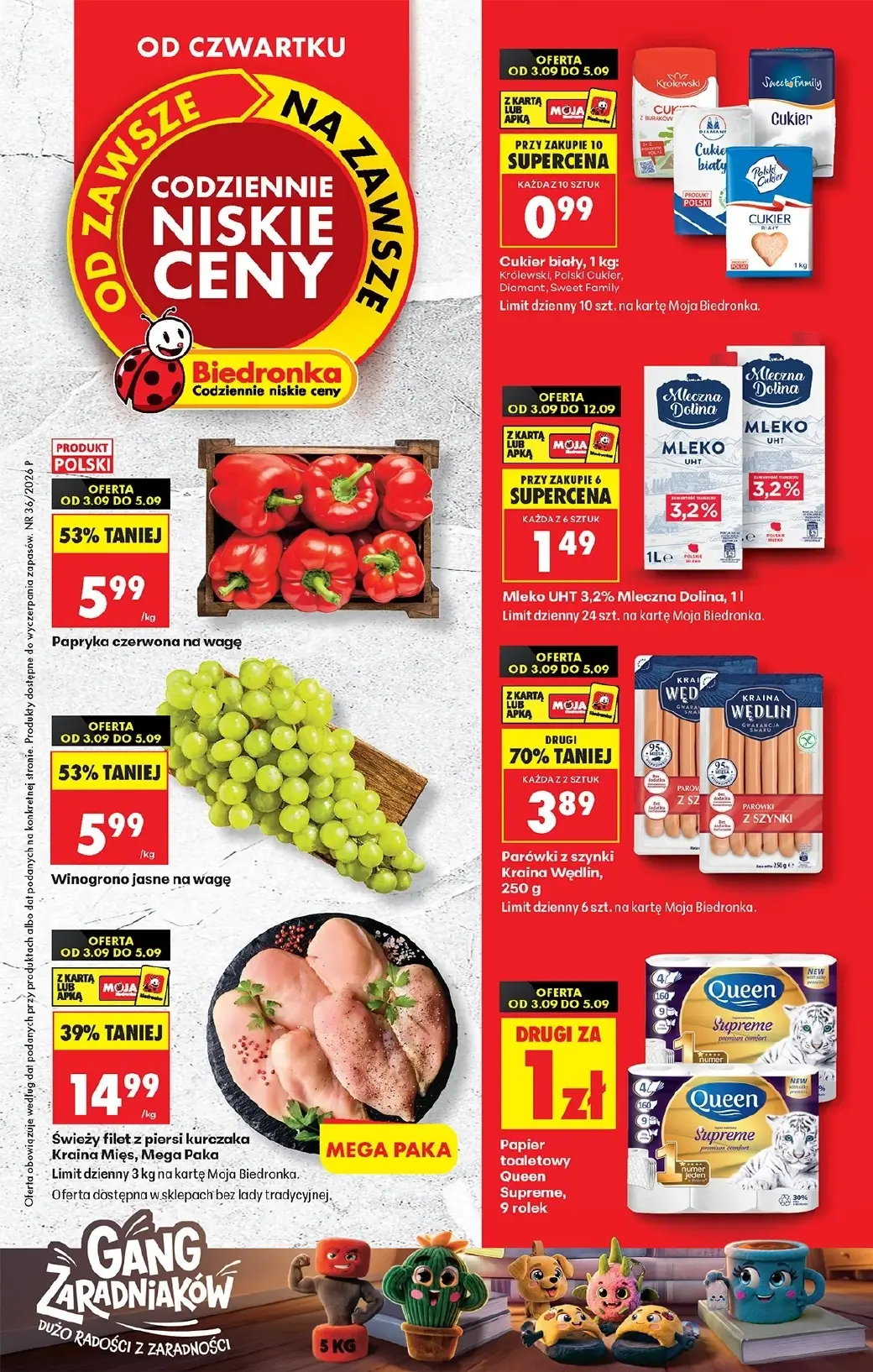 Biedronka, gazetka do 09.09.2026