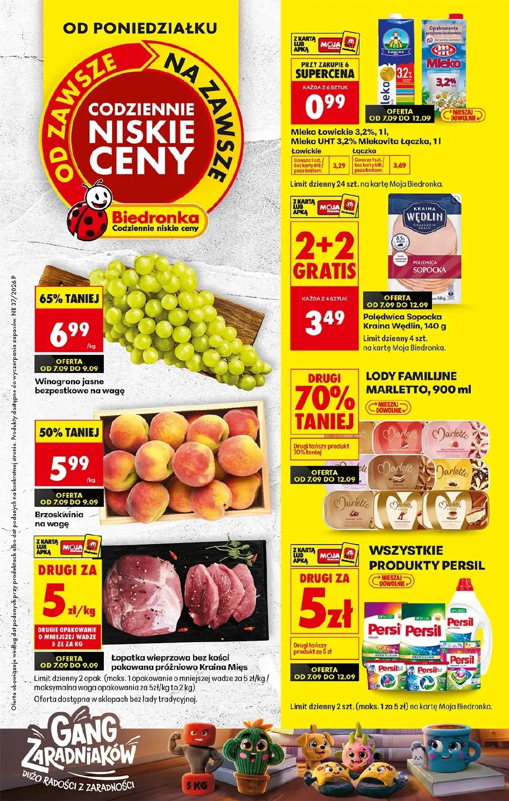 Biedronka, gazetka do 12.09.2026