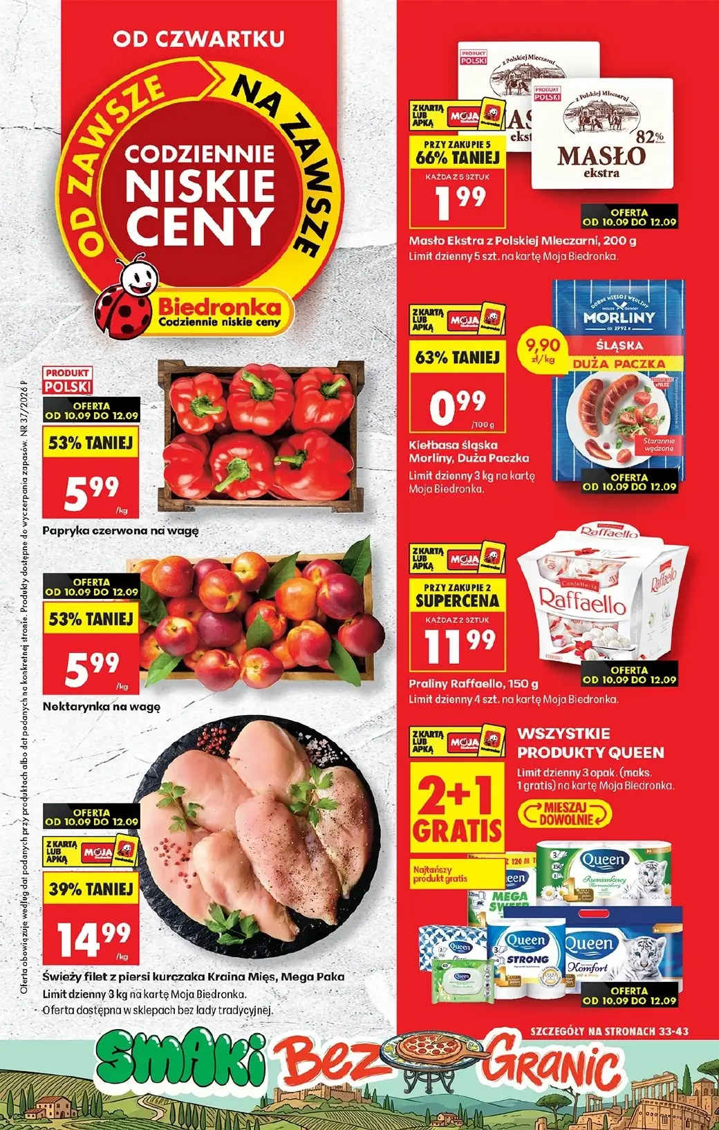 Biedronka, gazetka do 16.09.2026 16.09.2026