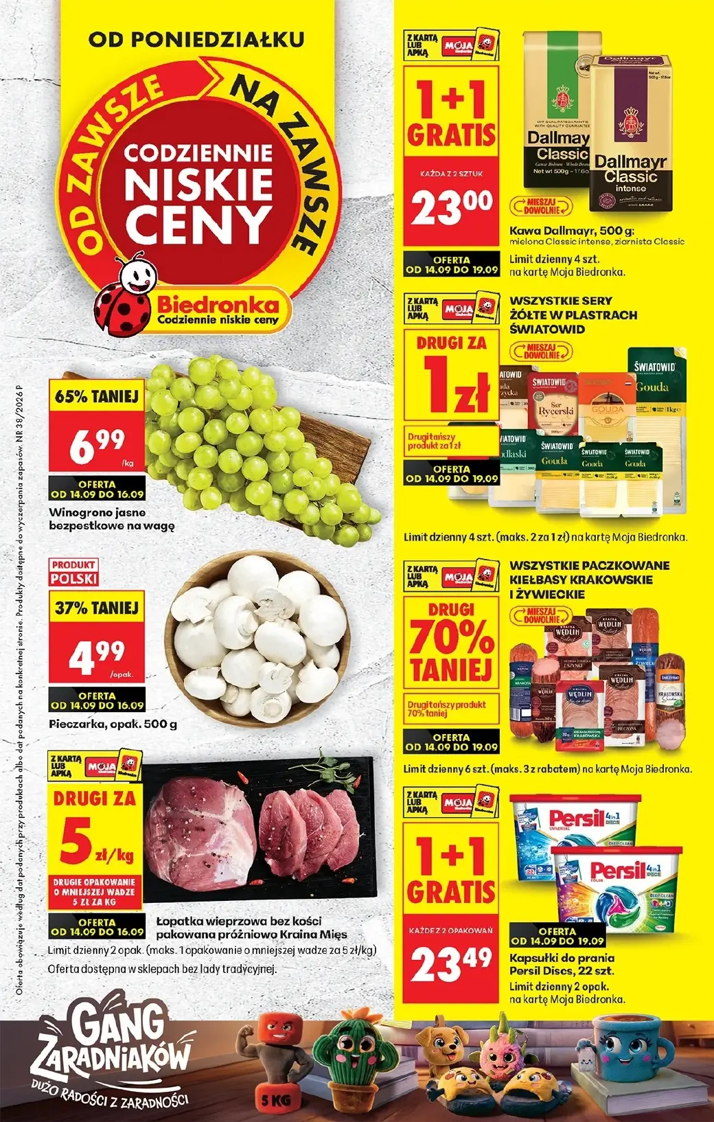 Biedronka, gazetka do 19.09.2026