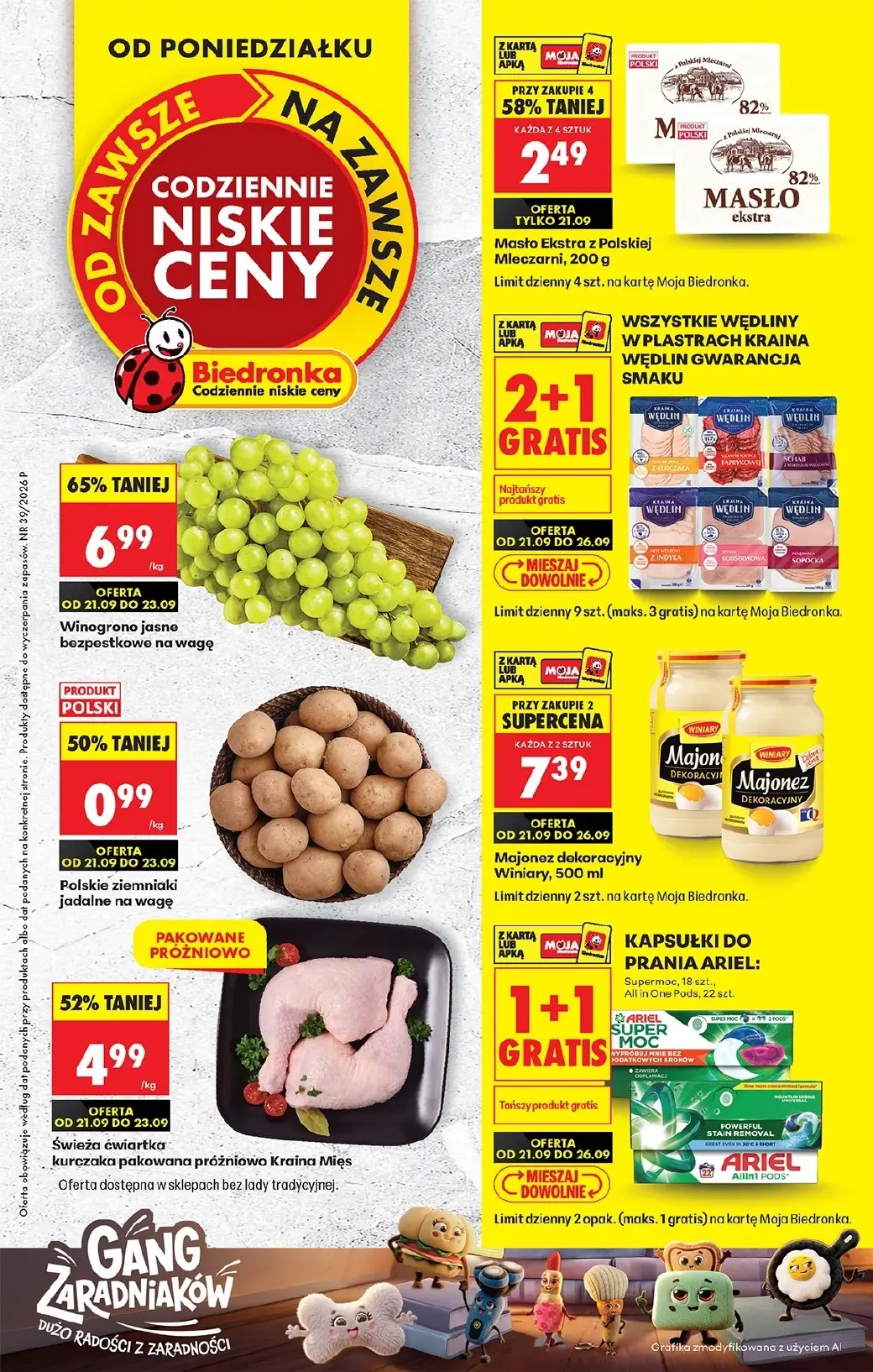 Biedronka, gazetka do 26.09.2026