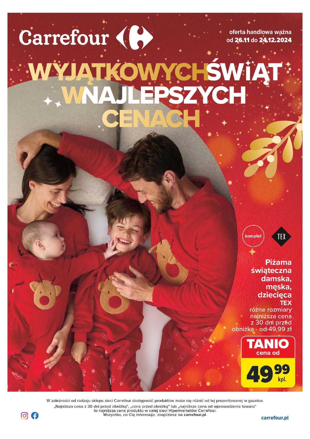 Carrefour, gazetka do 24.12.2024 - Wyjątkowych Świąt w najlepszych cenach 