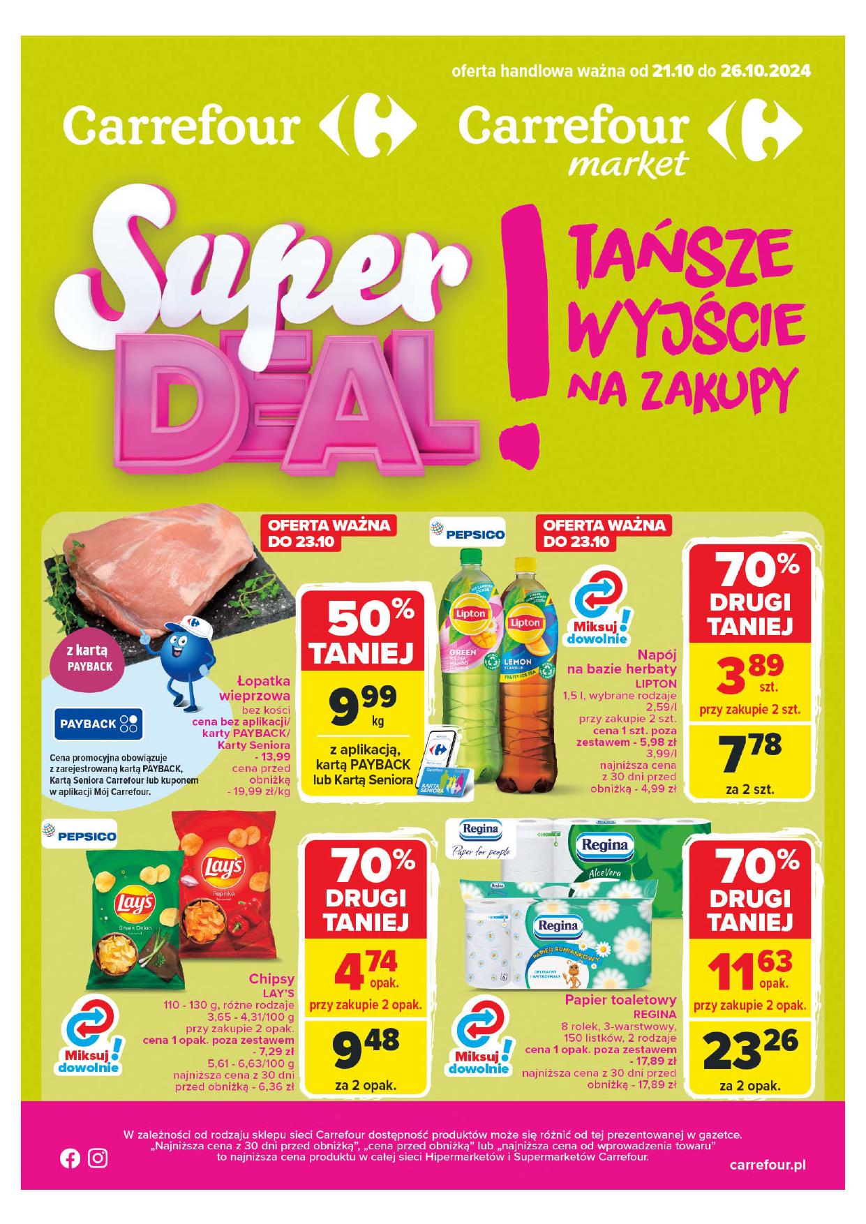 Carrefour, gazetka do 26.10.2024 - Super Deal 