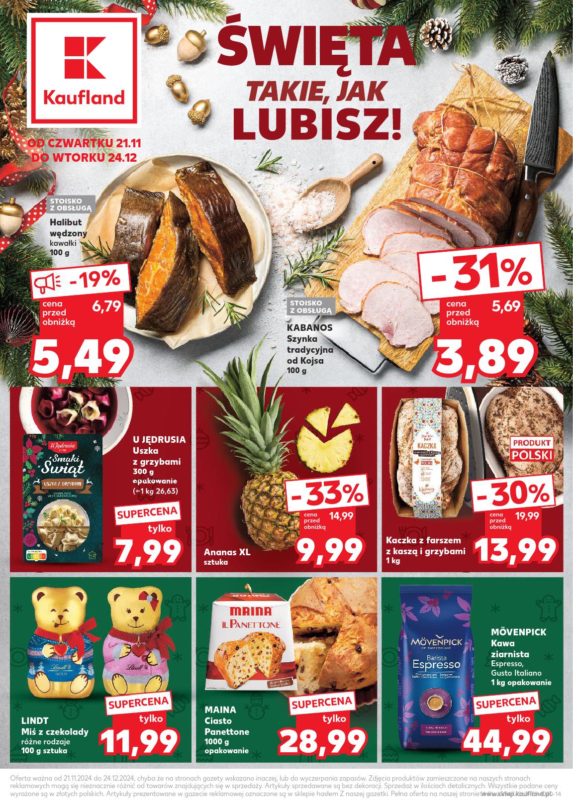 Kaufland, gazetka do 24.12.2024 - Święta takie jak lubisz 