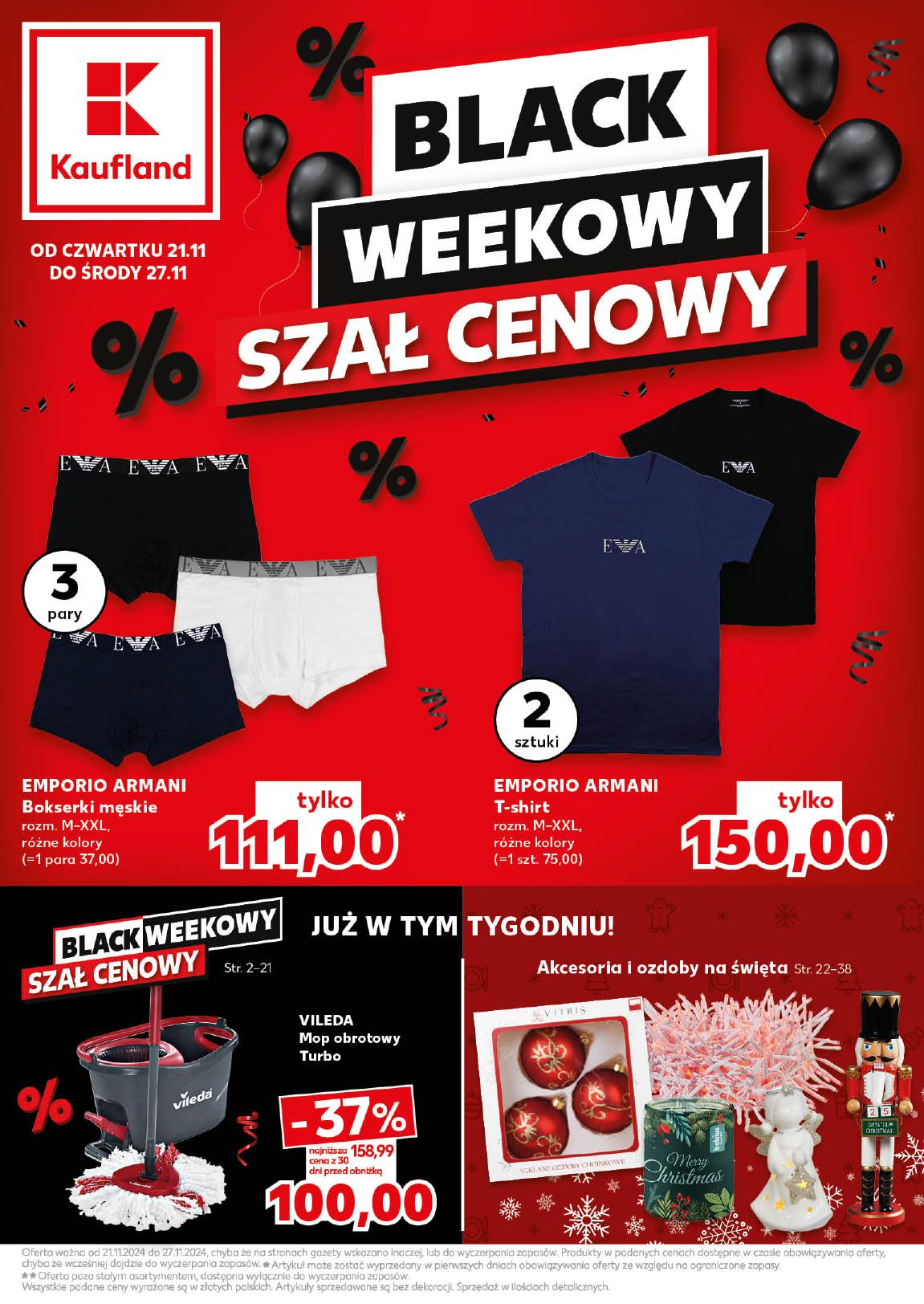 Kaufland, gazetka do 27.11.2024 - Black Weekowy Szał Cenowy 