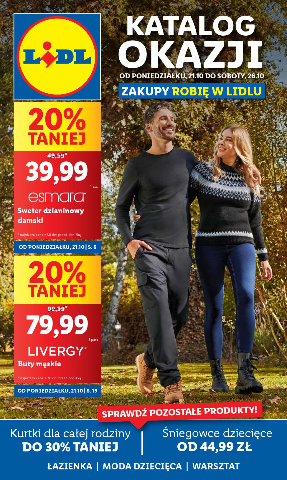 Lidl, gazetka do 26.10.2024 - Esmara 20% taniej 