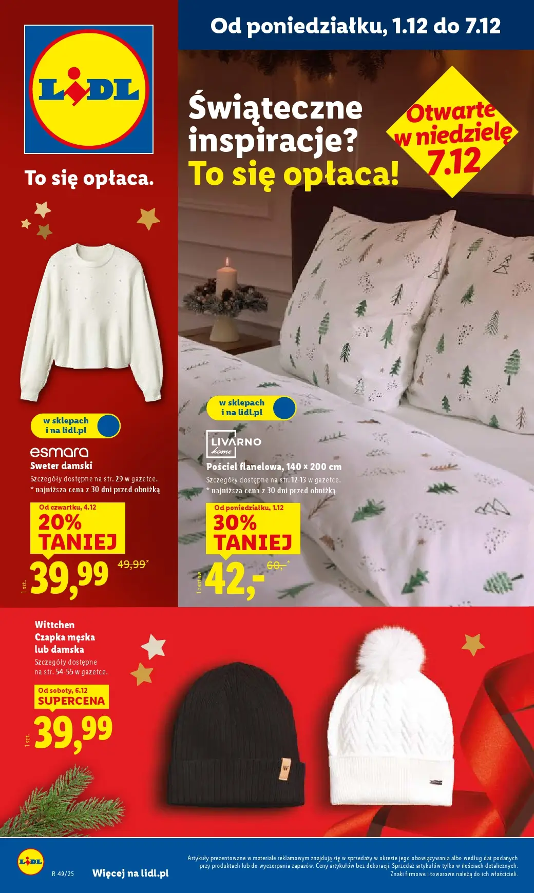 Lidl, gazetka do 07.12.2025 07.12.2025