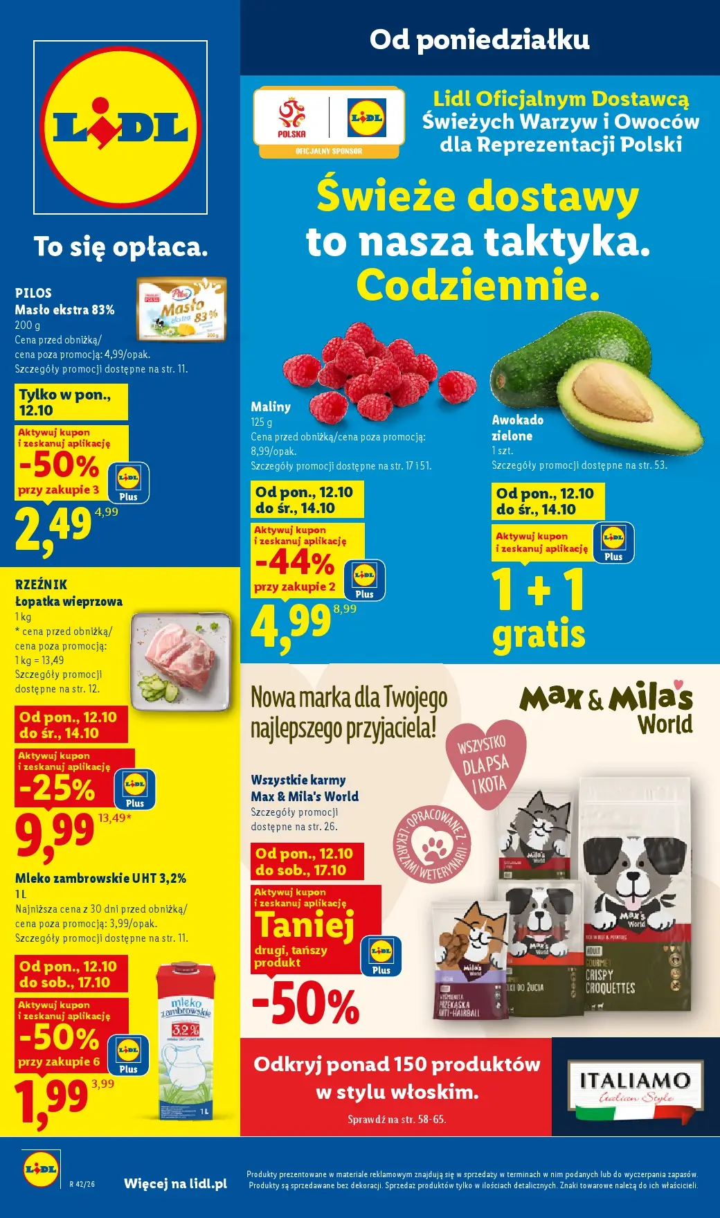 Lidl, gazetka do 14.10.2026