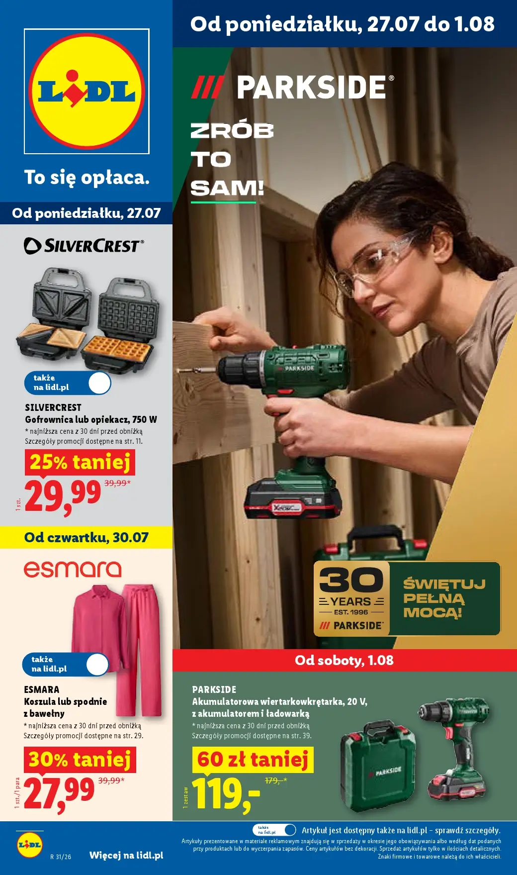Lidl, gazetka do 01.08.2026