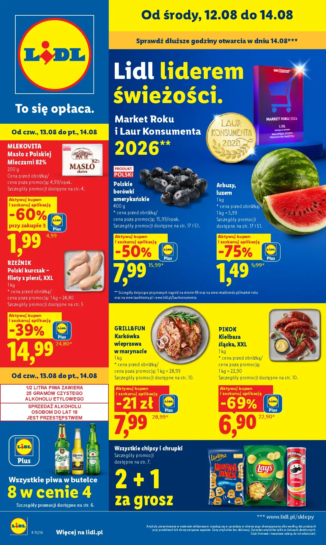 Lidl, gazetka do 14.08.2026