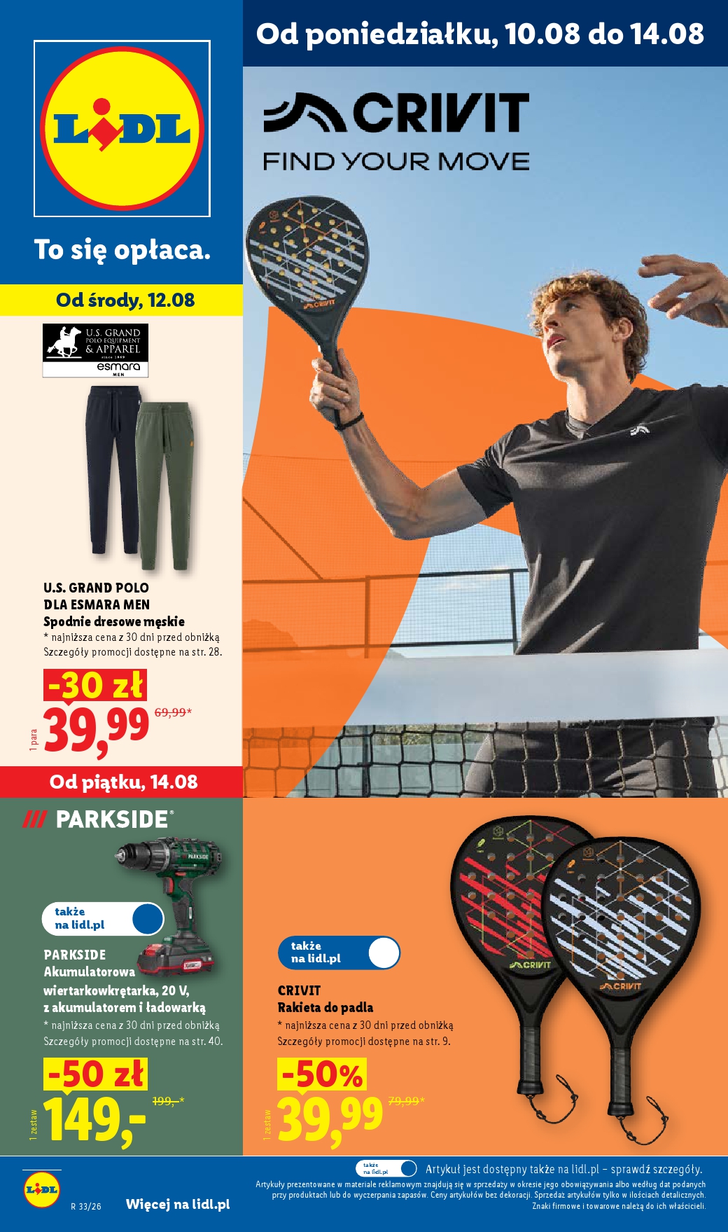 Lidl, gazetka do 14.08.2026